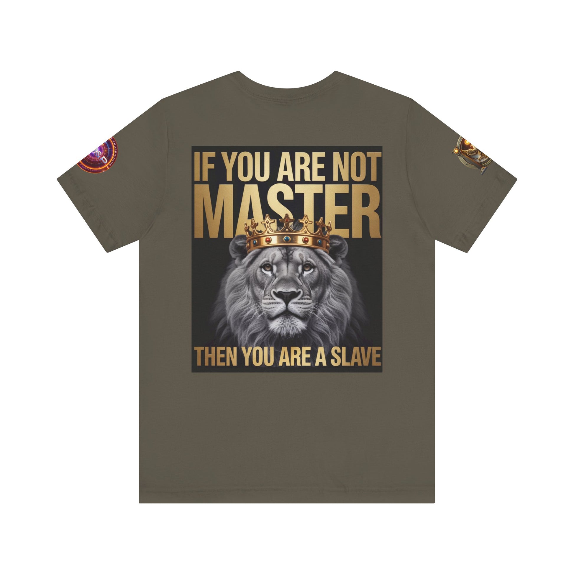 T-Shirt Master or slave LD&amp;P APPAREL Design Unisex Jersey Short Sleeve Tee