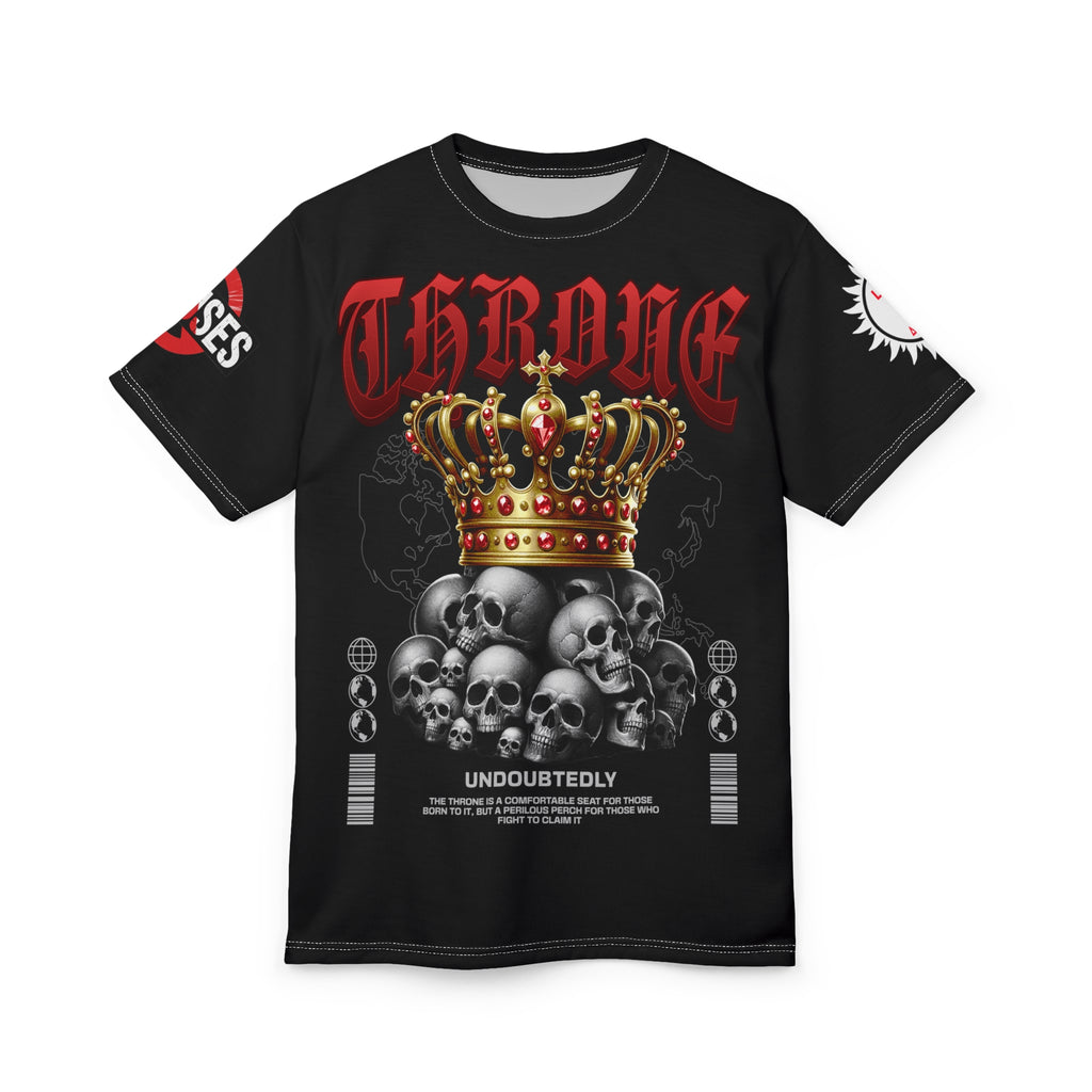 Throne Skull Crown Tee LD&P APPAREL Black