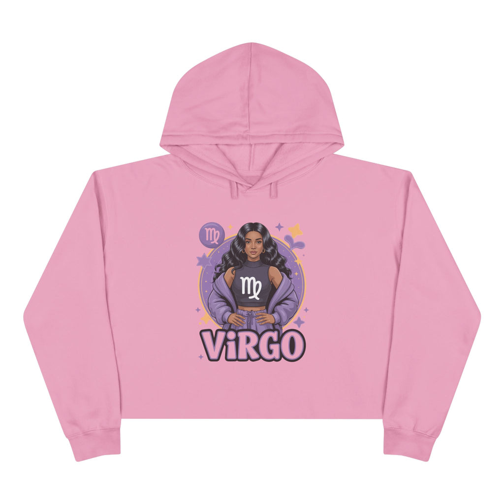 Virgo Zodiac Crop Hoodie