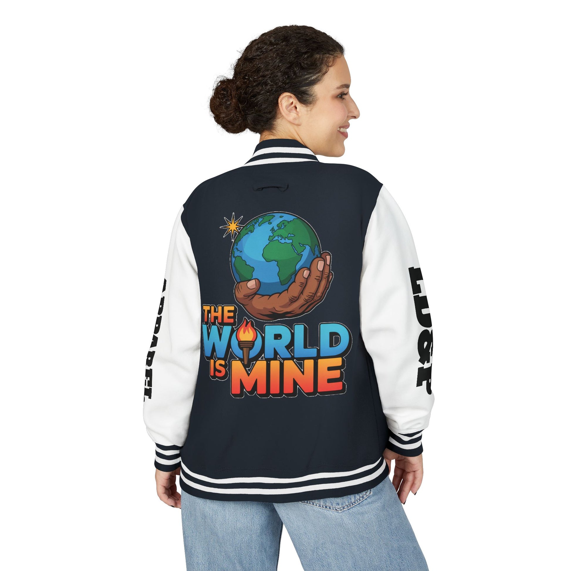 Letterman Jacket - The World is Mine LD&P APPAREL Design