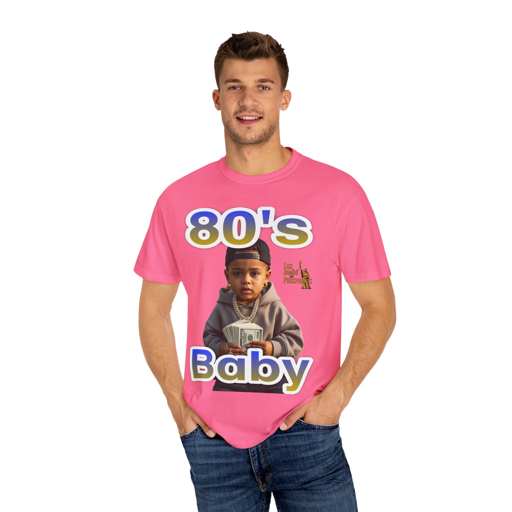 80s Baby Unisex Garment-Dyed T-shirt - LD&P APPAREL