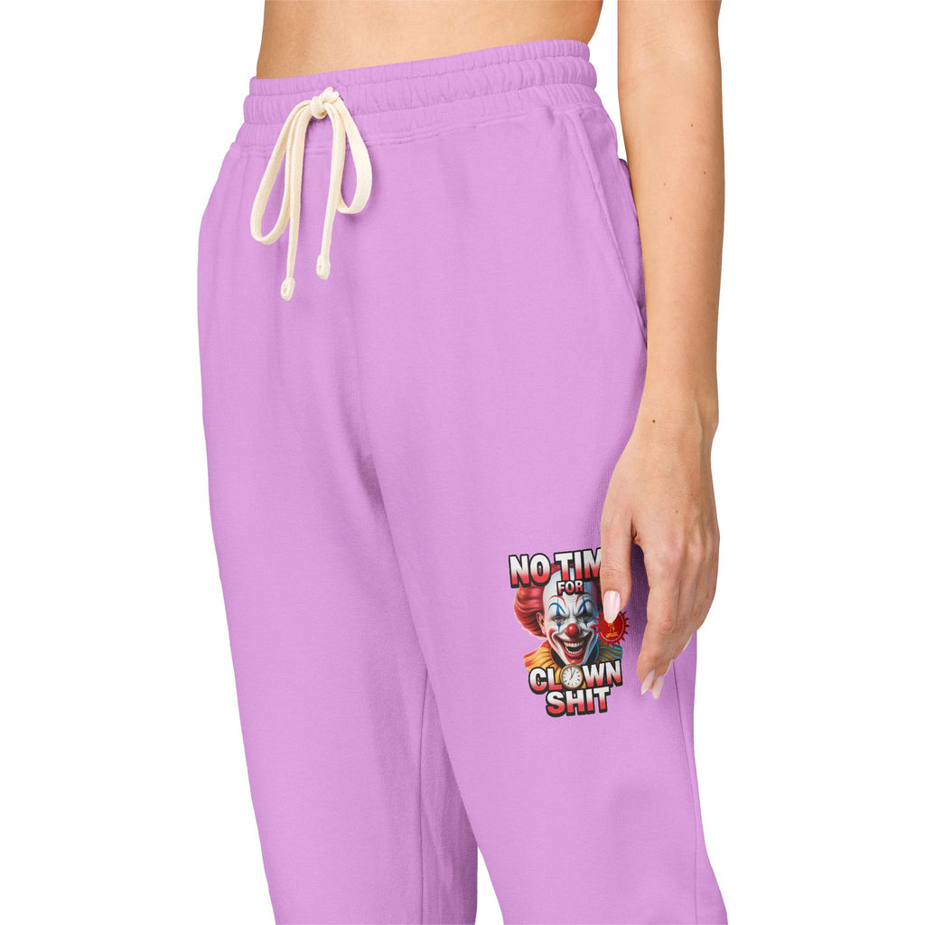 Graphic Sweatpants — 'No Time For Clown Shit Joggers