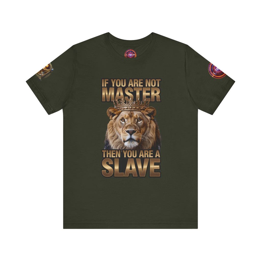 T-Shirt Master or slave LD&amp;P APPAREL Design Unisex Jersey Short Sleeve Tee