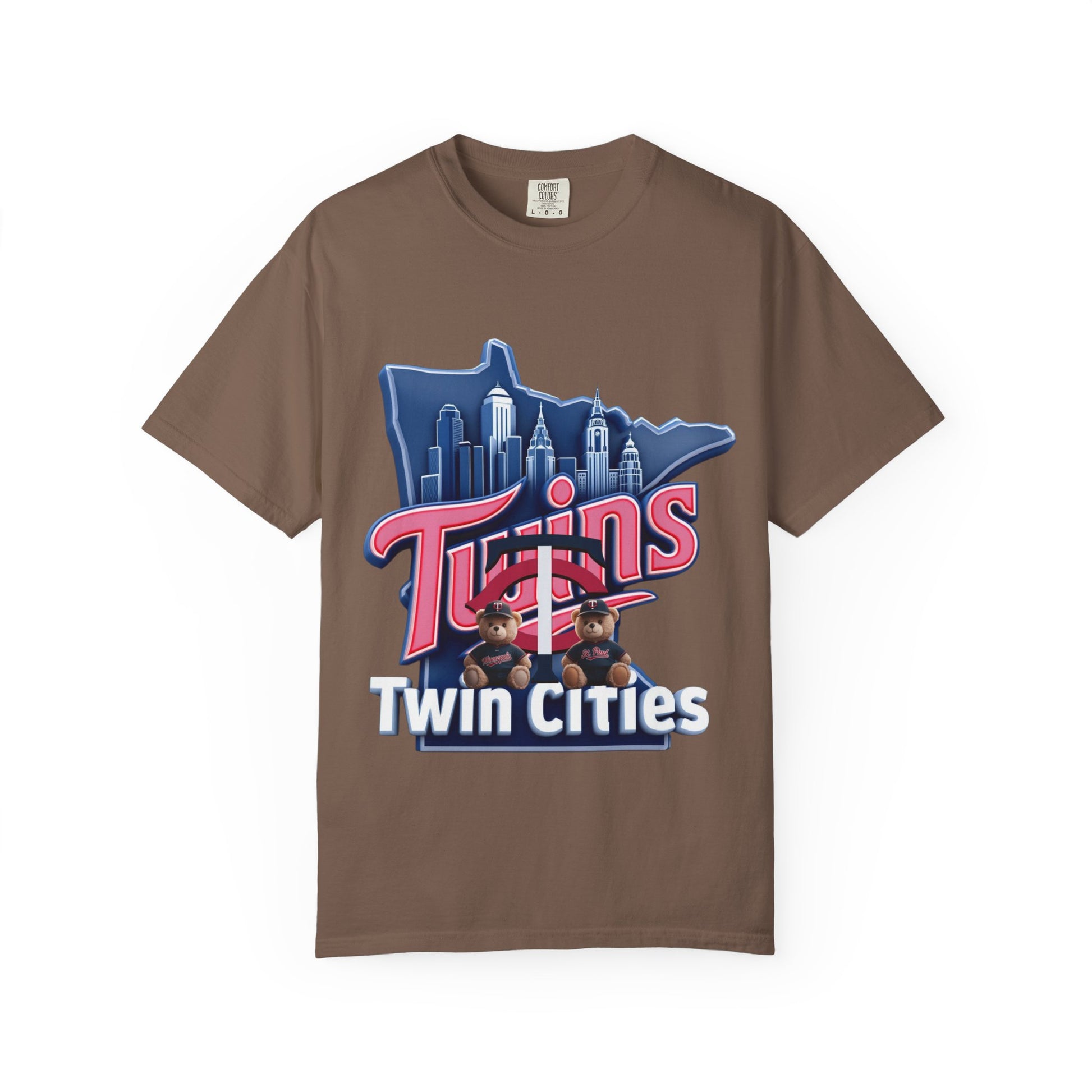 Twin City Unisex T-Shirt, Sporty Tee for Fans, Garment-Dyed Shirt, Perfect for Game Day, Show Your Team Spirit!