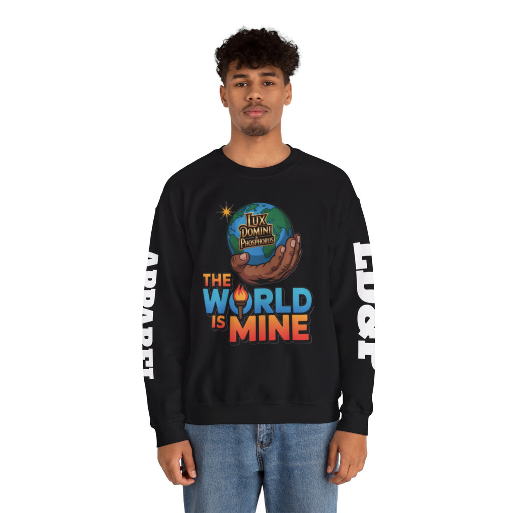 Graphic Sweatshirt - The World Is Mine LD&P APPAREL Design