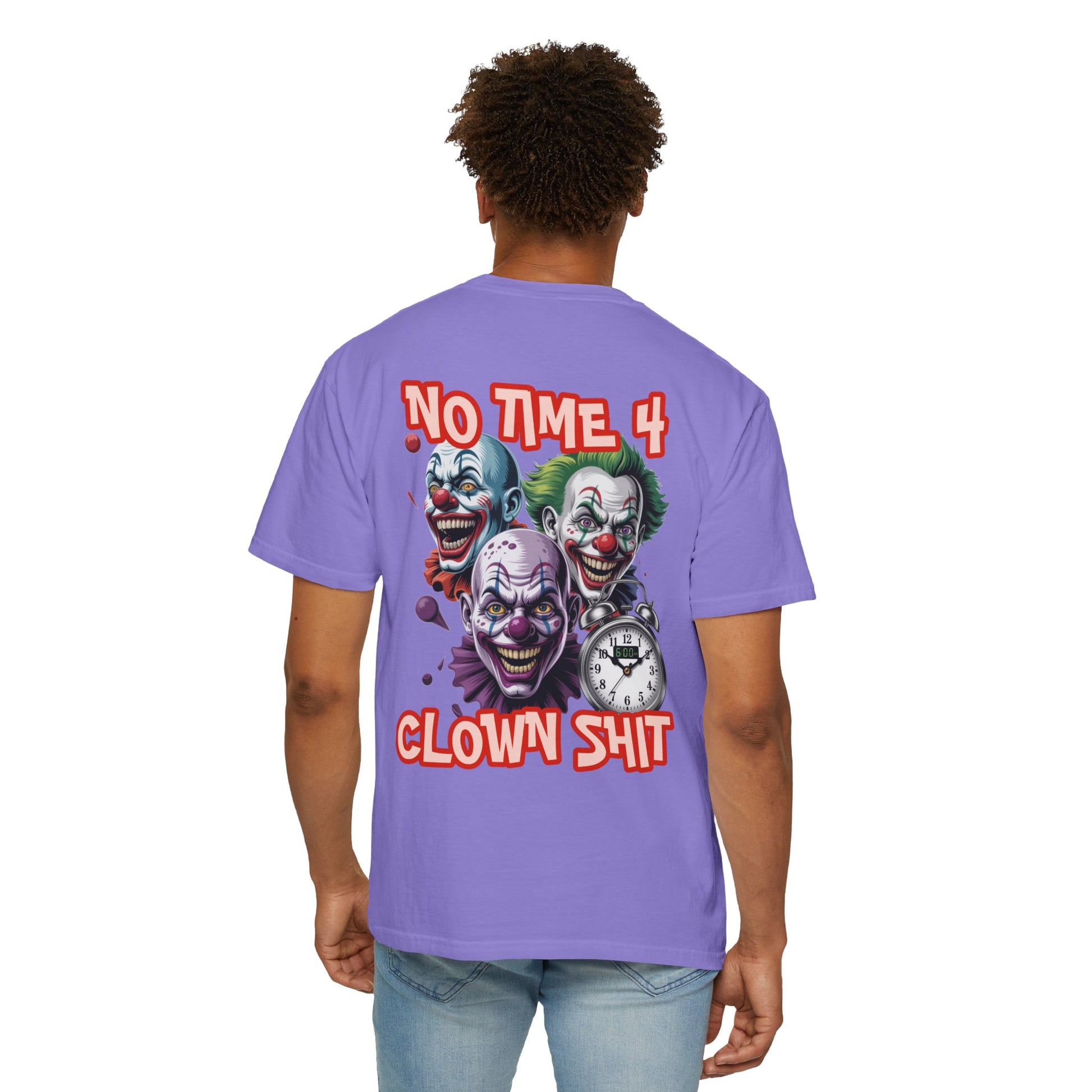 Garment-Dyed T-shirt - Born Hustler Design