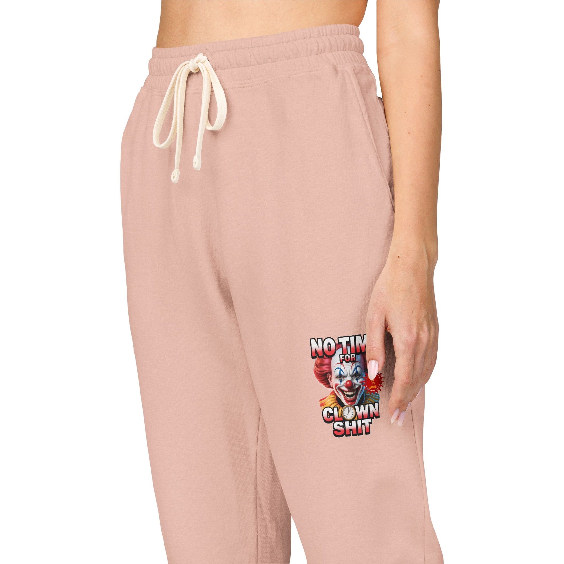 Graphic Sweatpants — 'No Time For Clown Shit Joggers