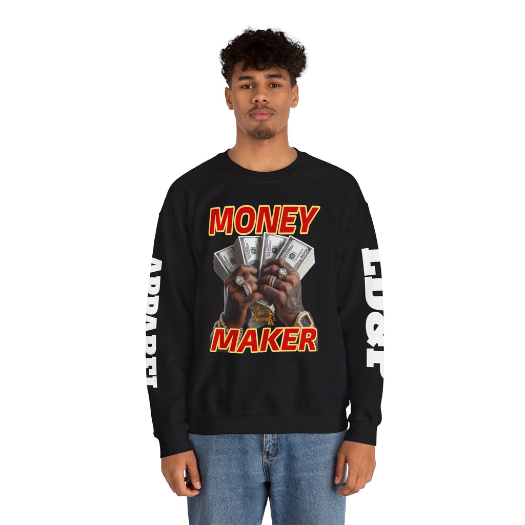Money Maker Unisex Sweatshirt - LD&P APPAREL Design