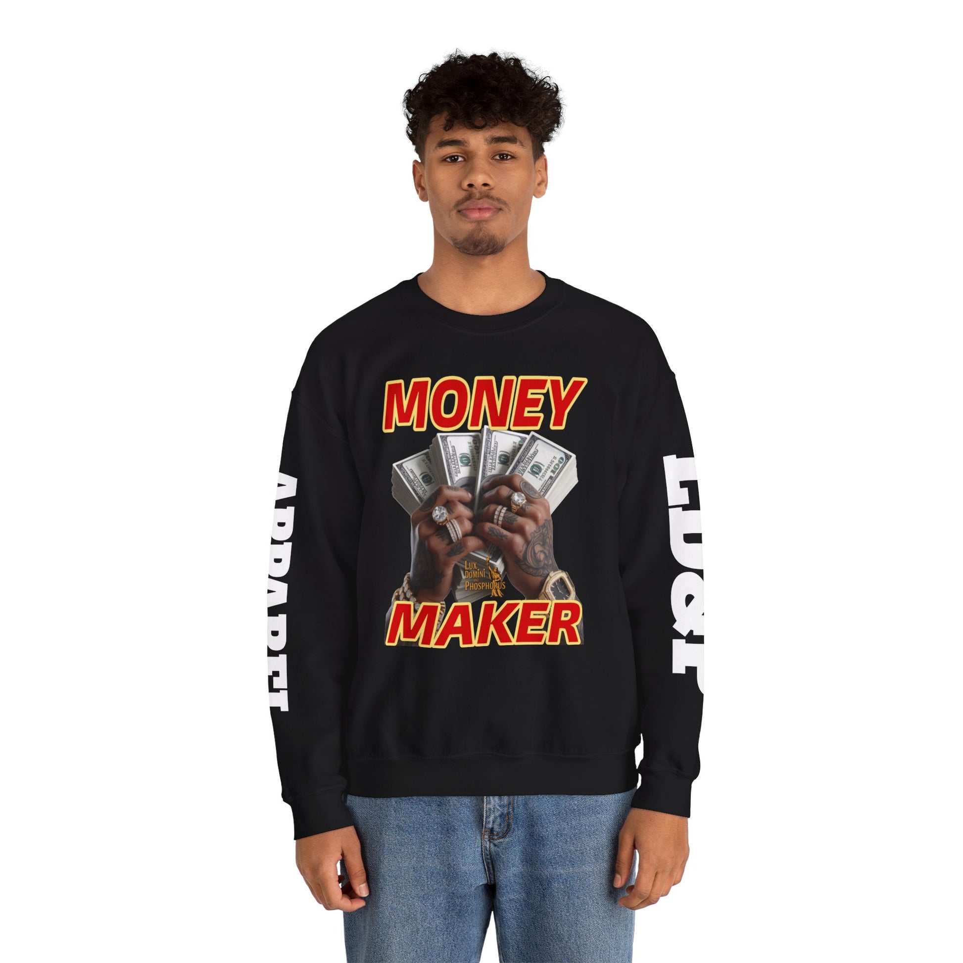 Money Maker Unisex Sweatshirt - LD&P APPAREL Design