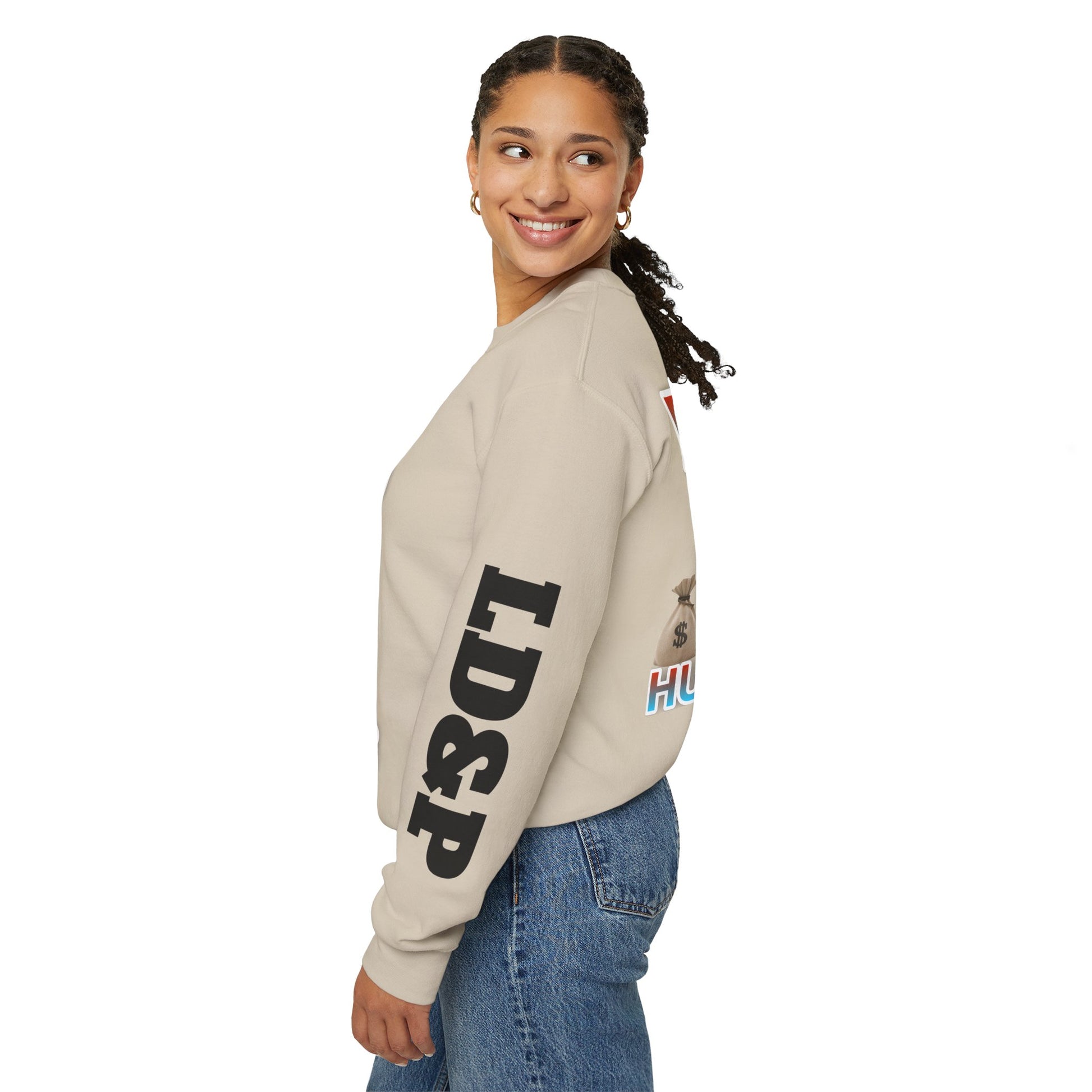 Crewneck Sweatshirt - Born Hustler LD&P Apparel