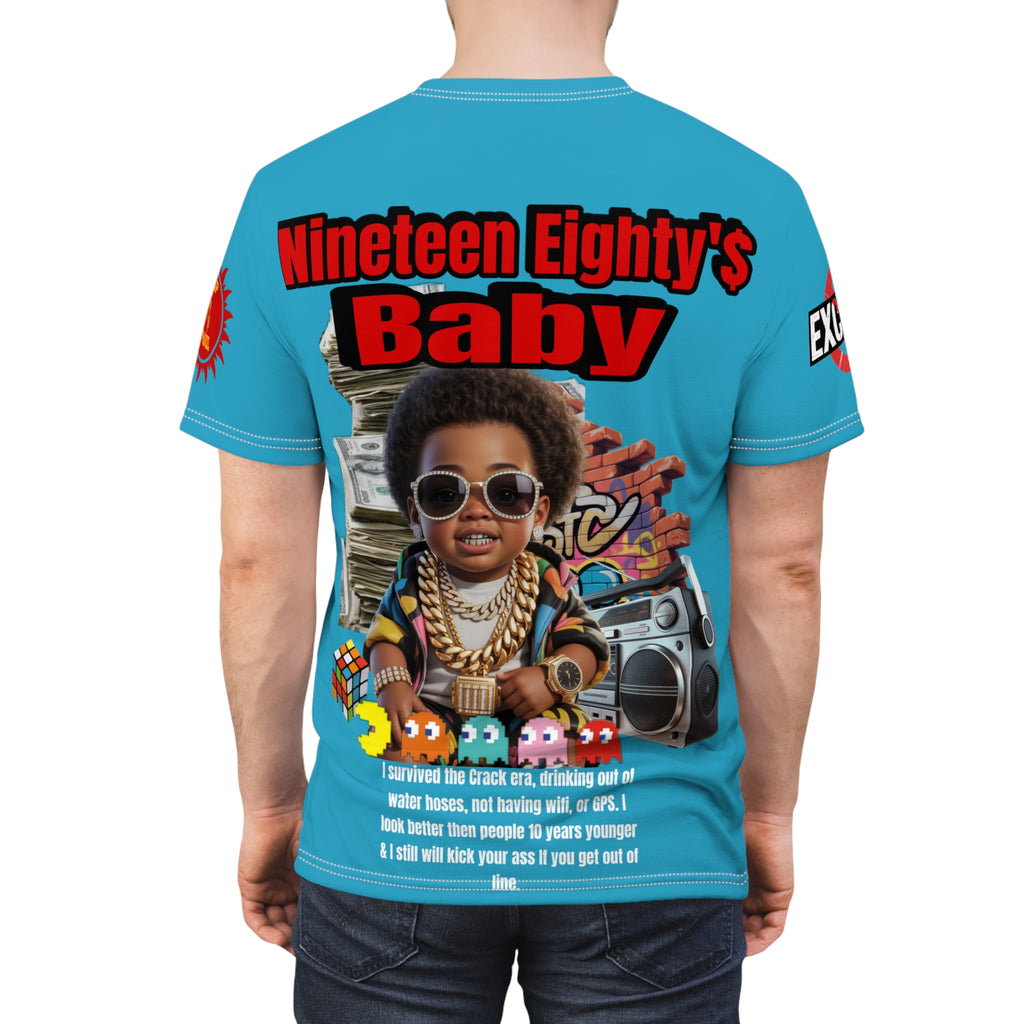 Nineteen Eighty's Baby Graphic Tee LD&P APPAREL Turquoise