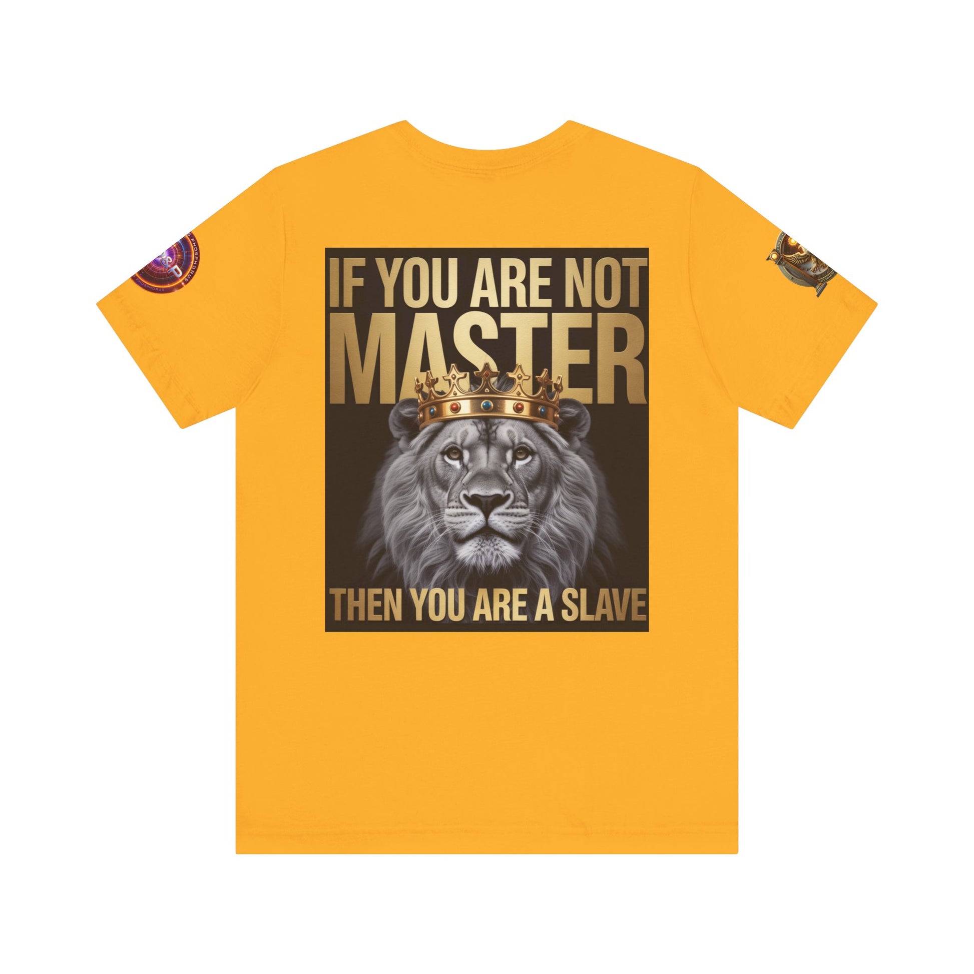 T-Shirt Master or slave LD&amp;P APPAREL Design Unisex Jersey Short Sleeve Tee