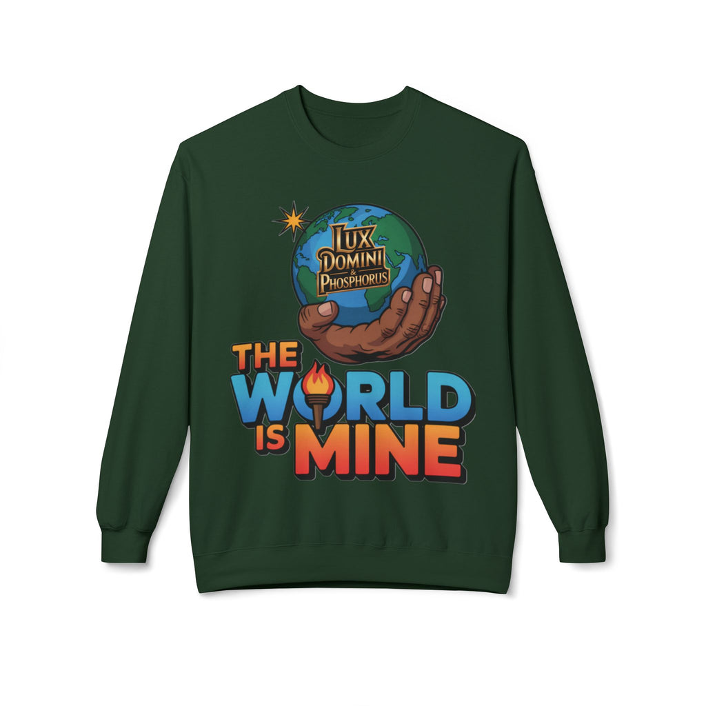 "The World Is Mine"  Design 2 Crewneck Sweatshirt