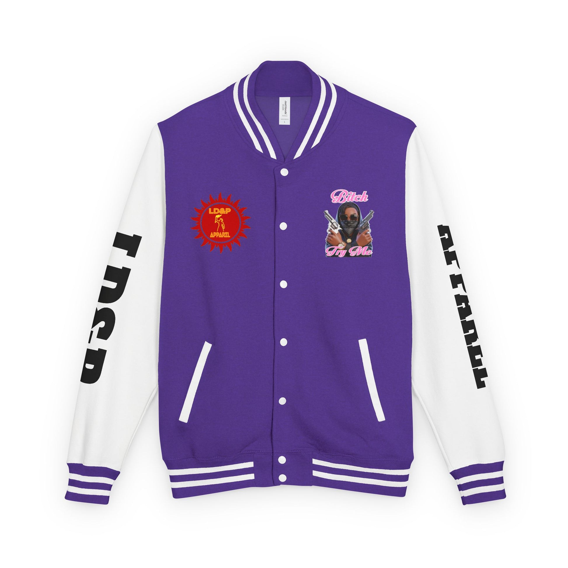 Letterman Jacket - 'Try me' Design