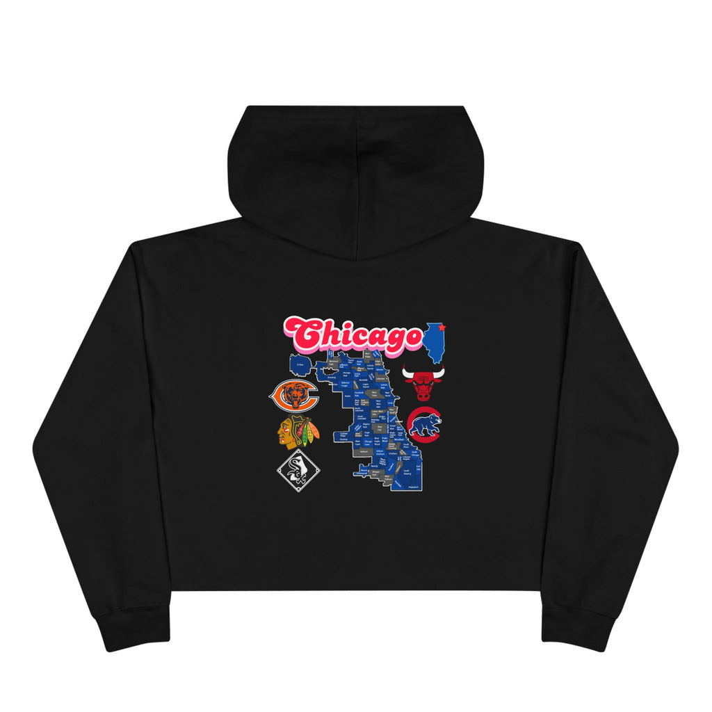 Chicago Crop Hoodie