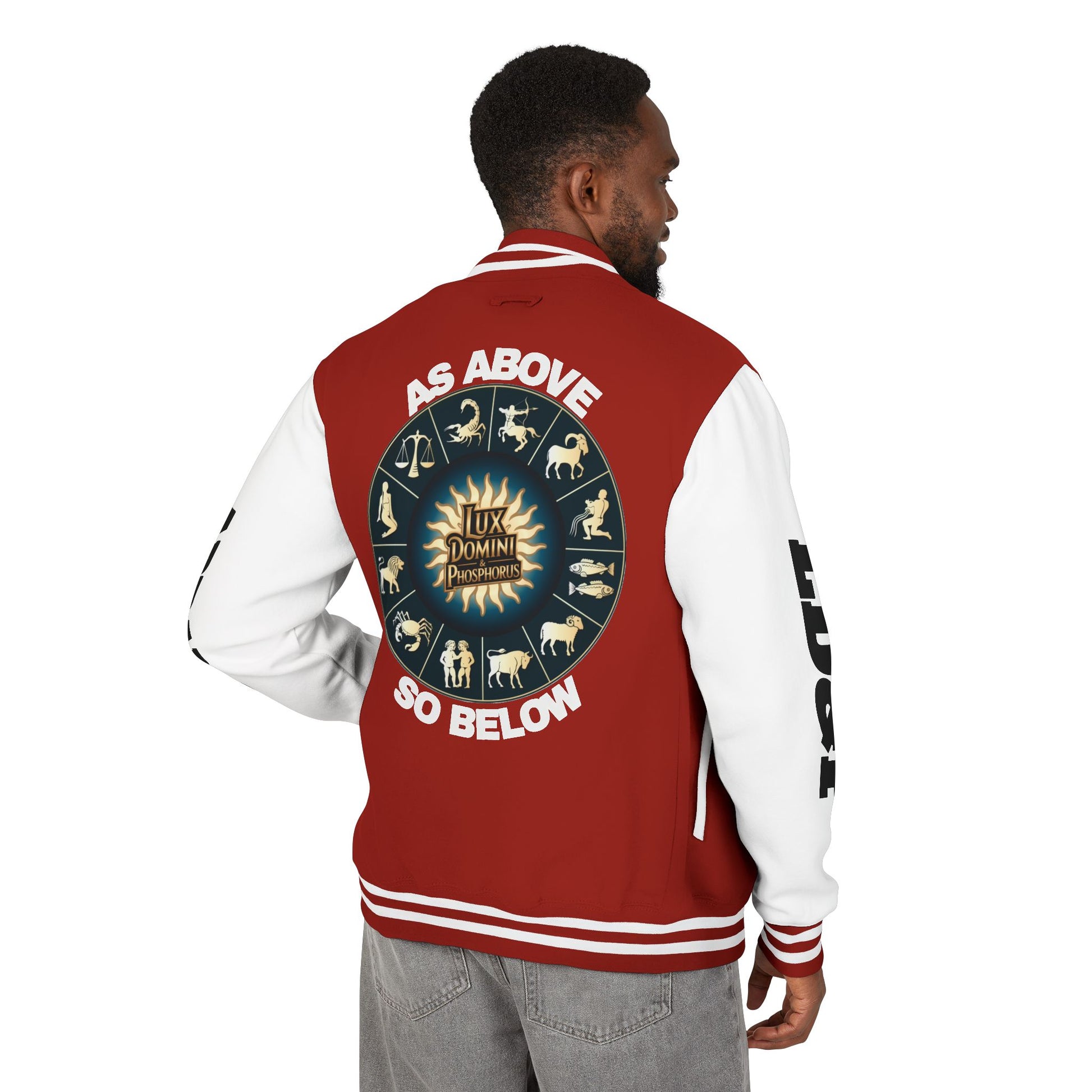 Letterman Jacket - As above so below LD&P APPAREL Design