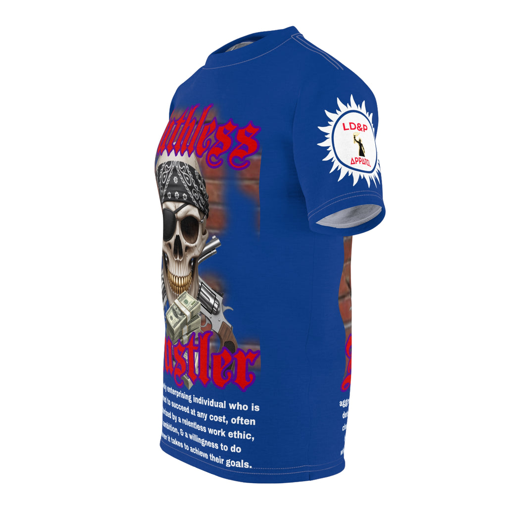 Ruthless Hustler Tee LD&P APPAREL Blue