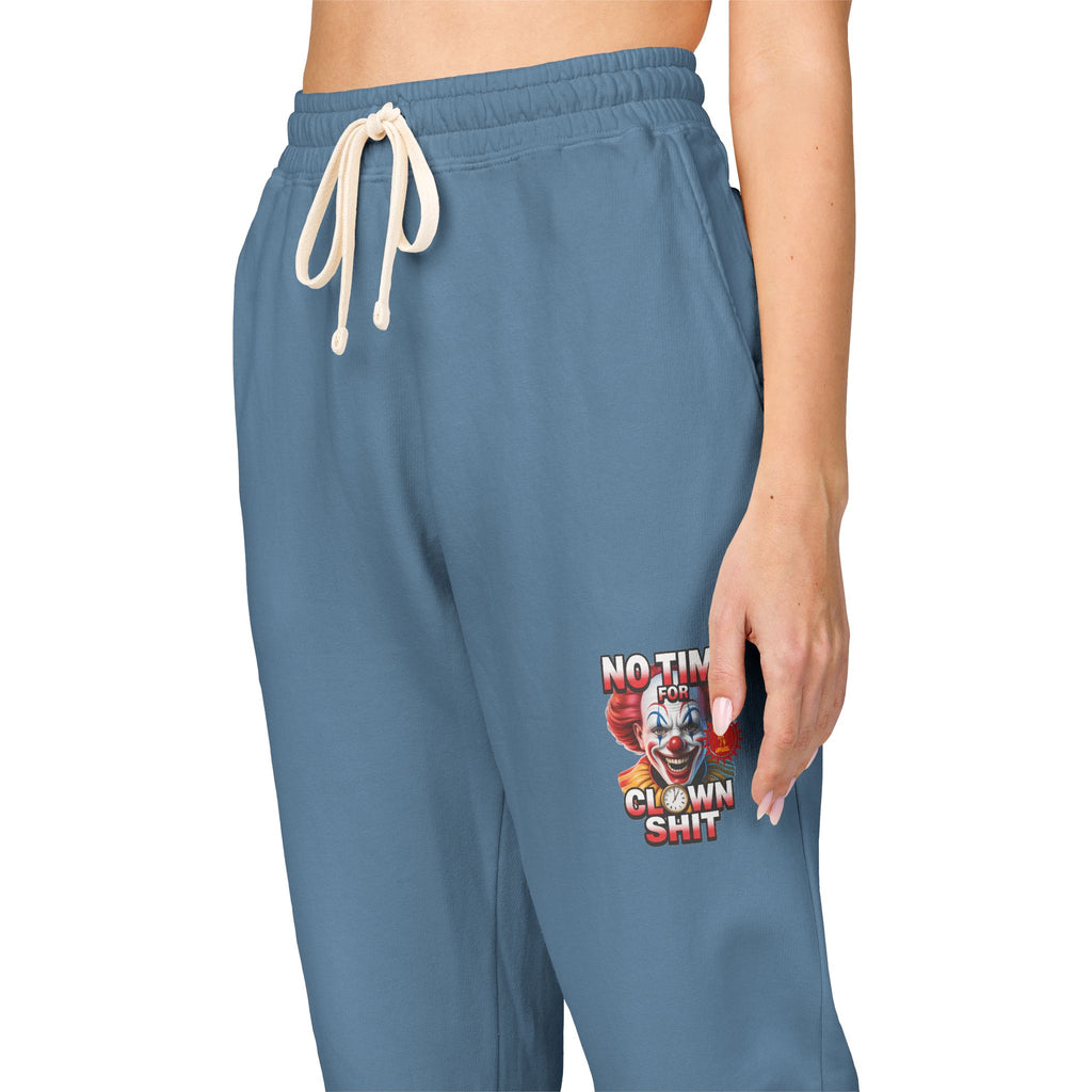 Graphic Sweatpants — 'No Time For Clown Shit Joggers