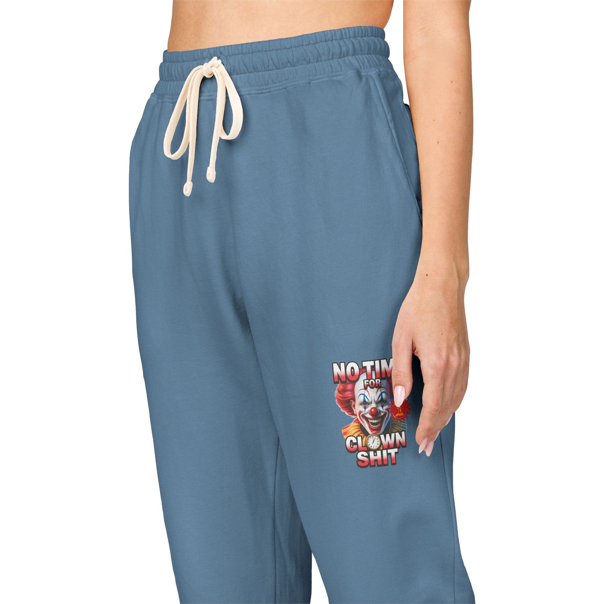 Graphic Sweatpants — 'No Time For Clown Shit Joggers
