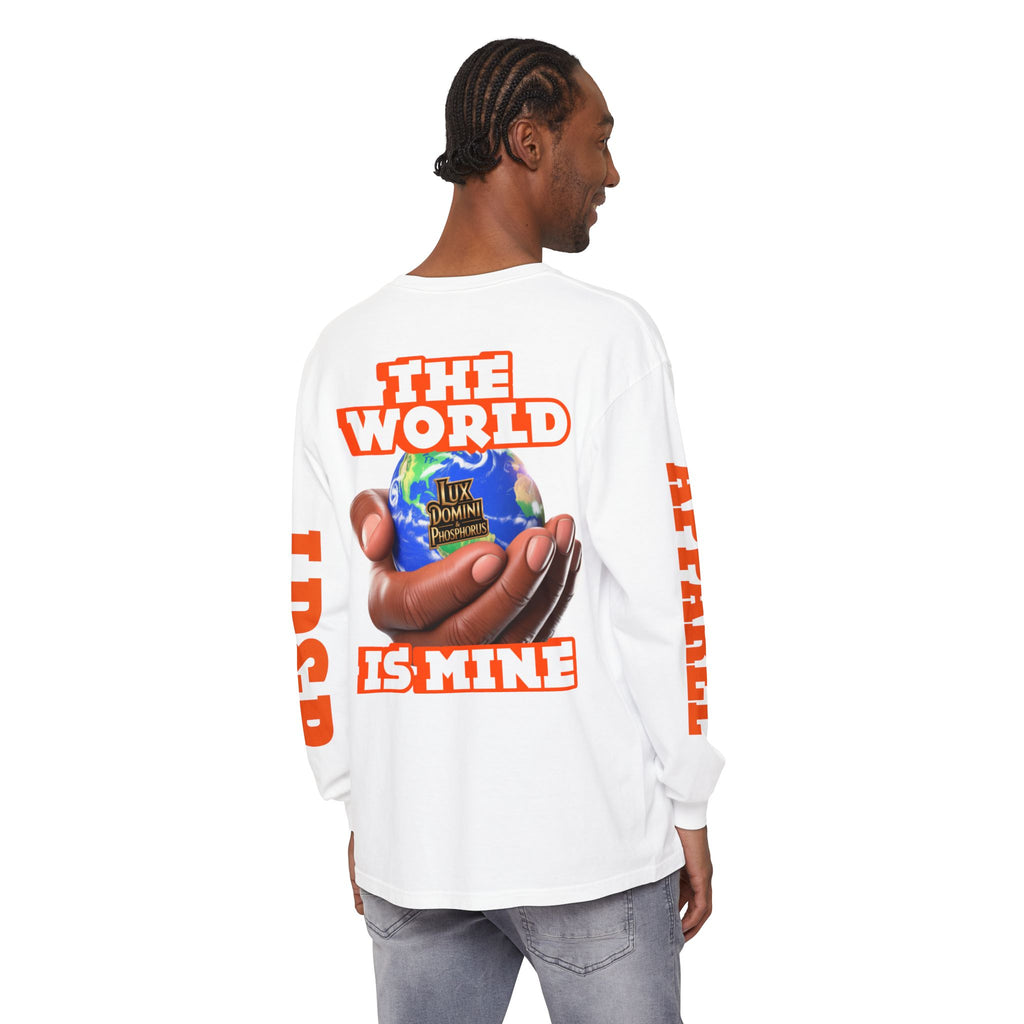 The World Is Mine Design Long Sleeve T-Shirt LD&P APPAREL DESIGN