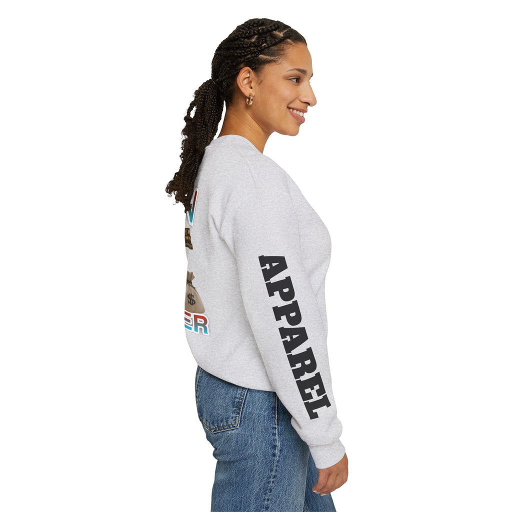 Crewneck Sweatshirt - Born Hustler LD&P Apparel
