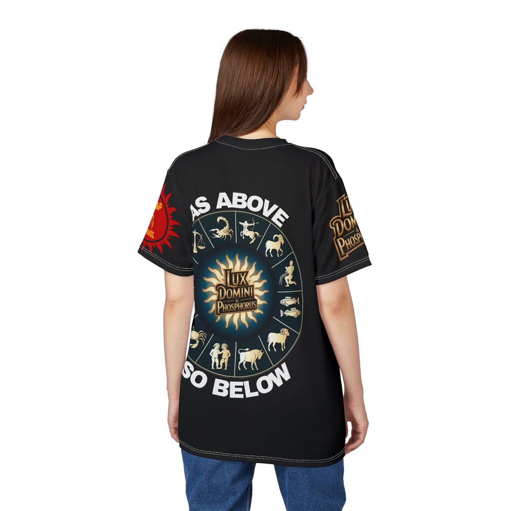 As Above So Below Unisex Cut & Sew Tee