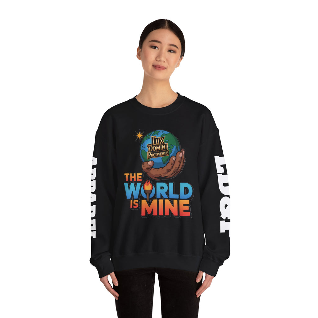 Graphic Sweatshirt - The World Is Mine LD&P APPAREL Design