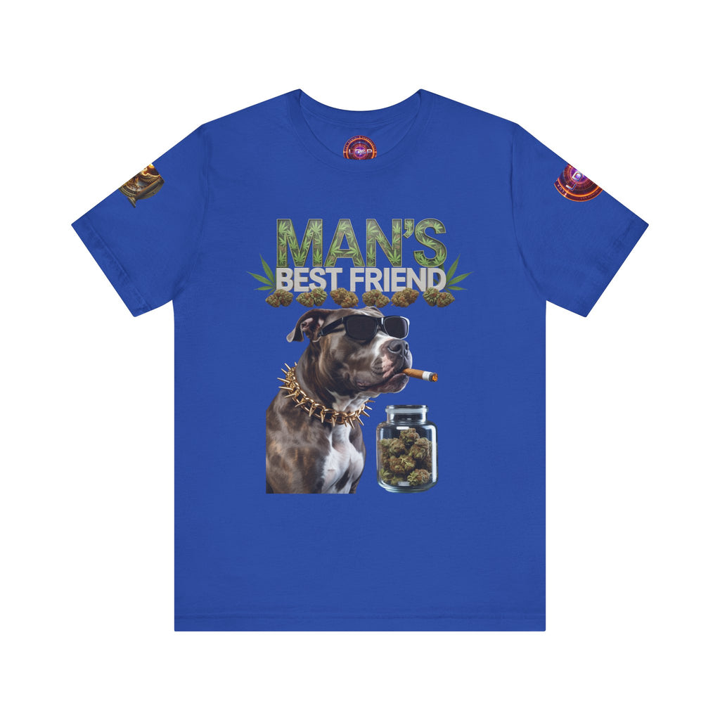 Unisex Tee Man's Best Friend Weed Design Shirt