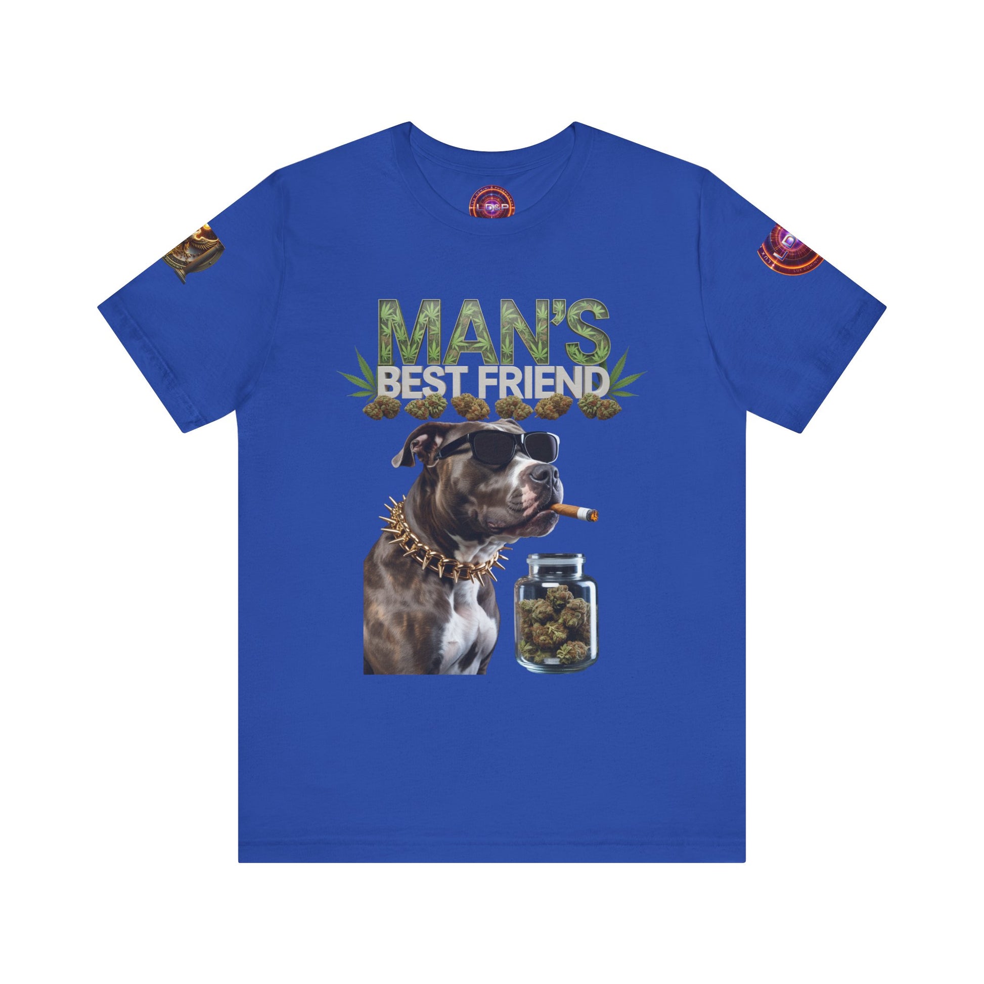 Unisex Tee Man's Best Friend Weed Design Shirt