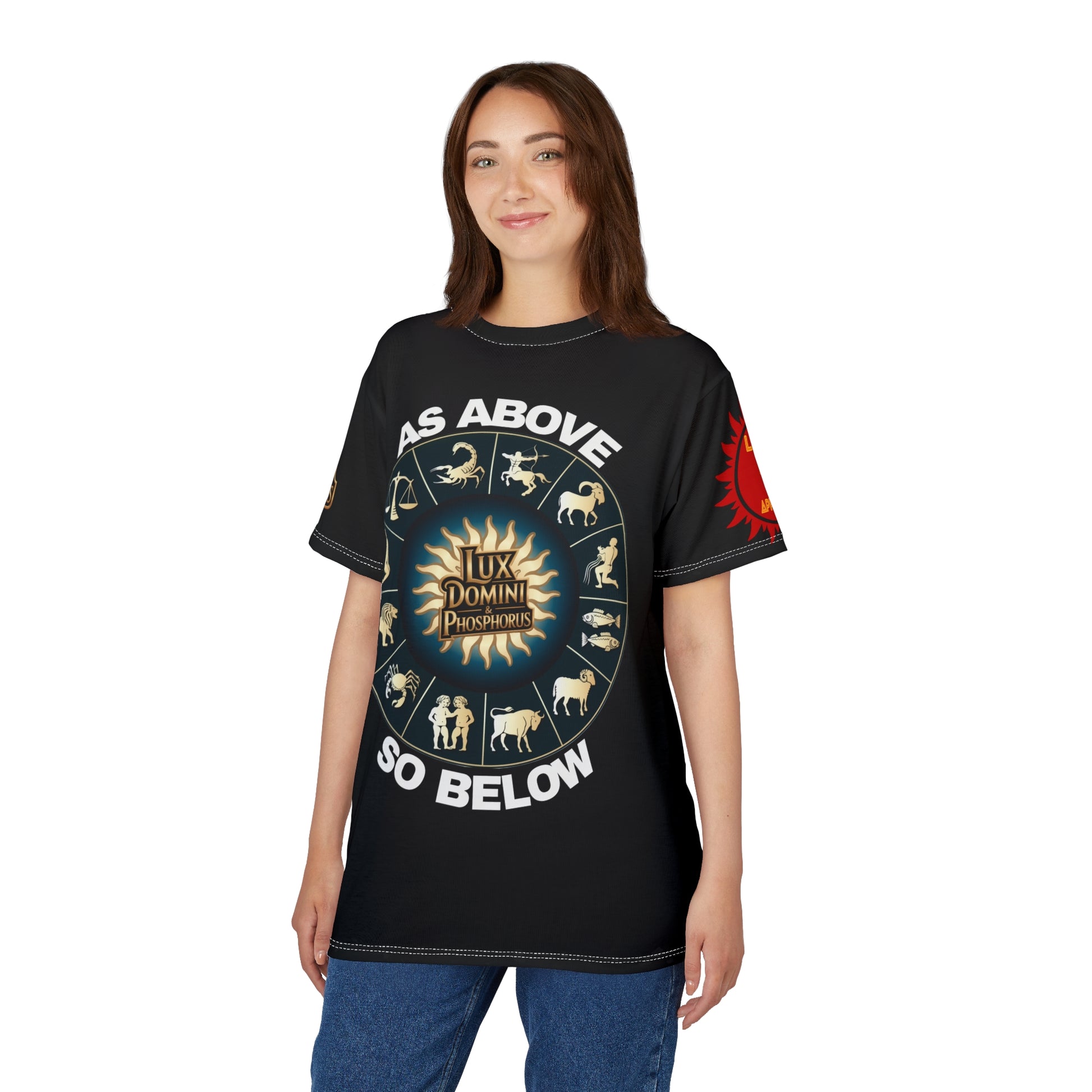 As Above So Below Unisex Cut & Sew Tee