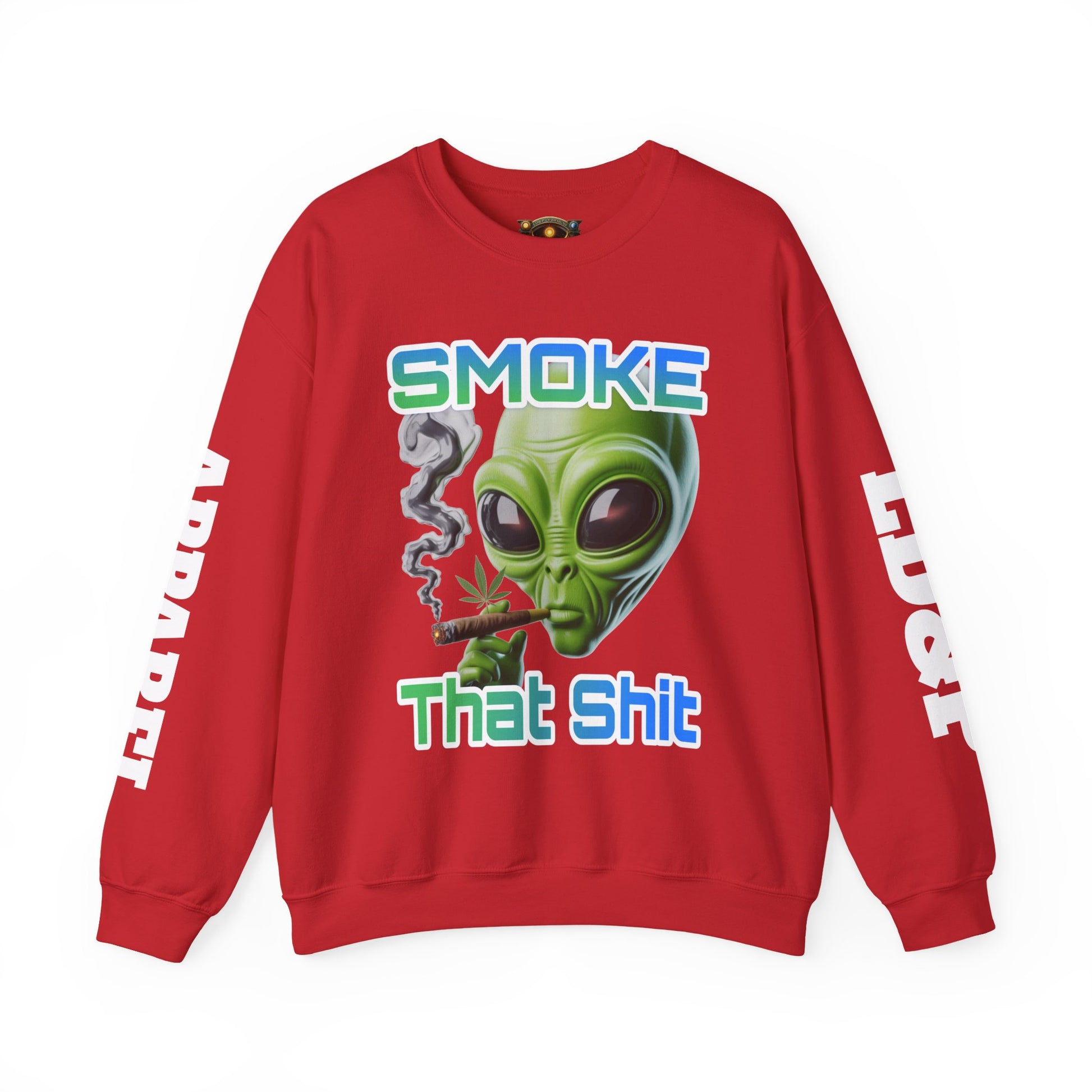 Crewneck Sweatshirt - Smoke That LD&P APPAREL Design