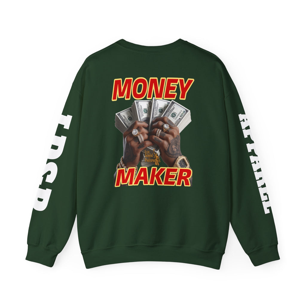 Money Maker Unisex Sweatshirt - LD&P APPAREL Design