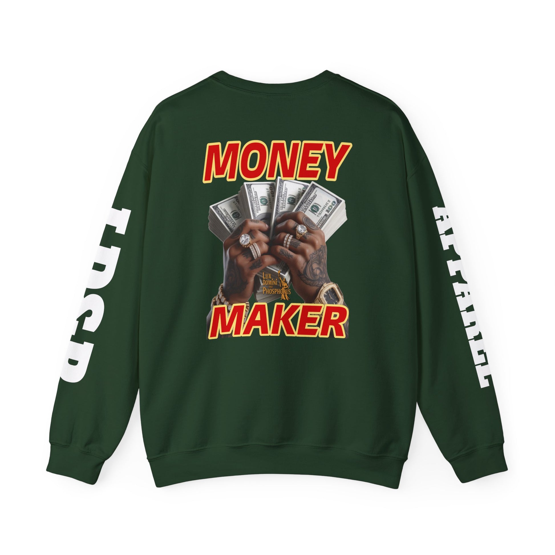 Money Maker Unisex Sweatshirt - LD&P APPAREL Design
