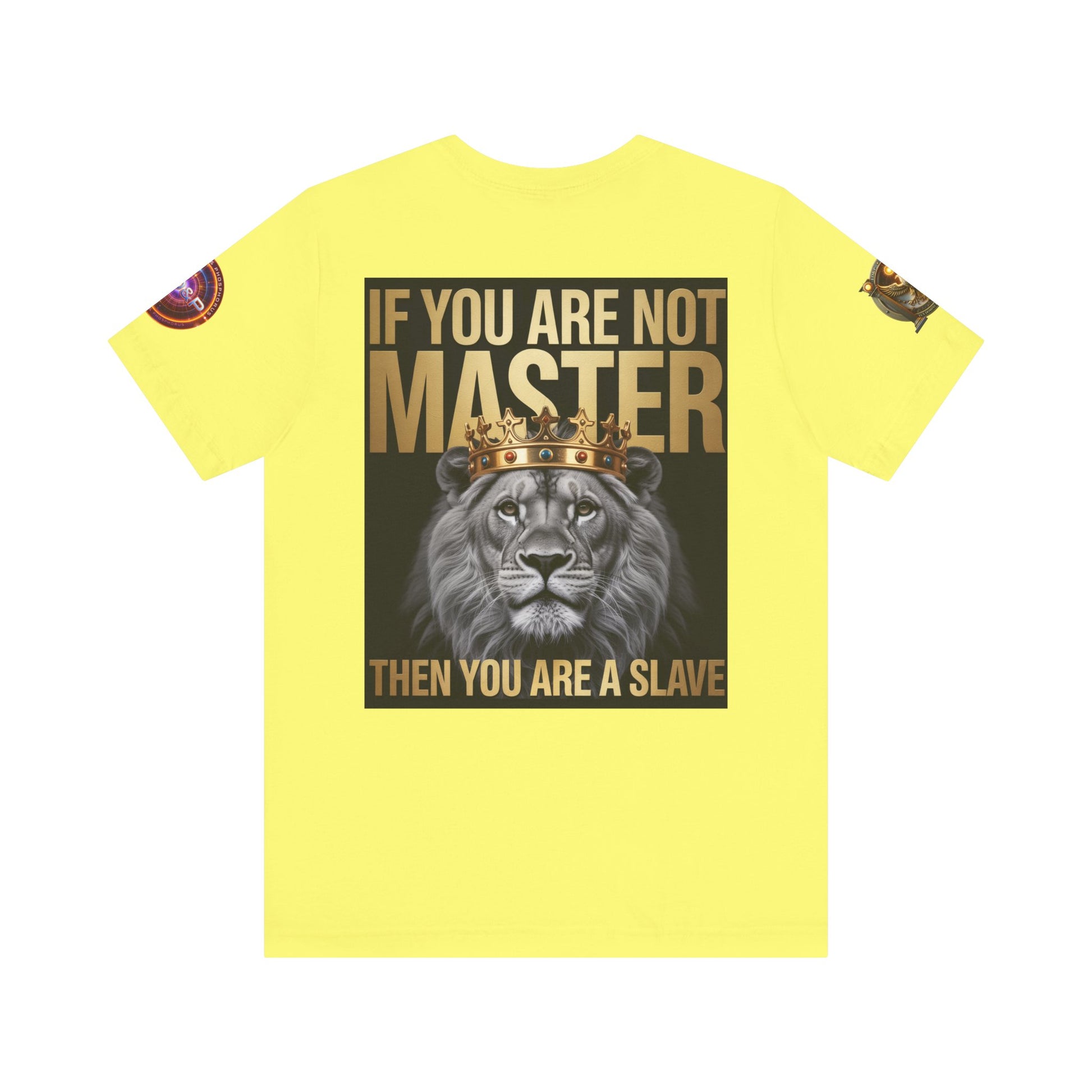 T-Shirt Master or slave LD&amp;P APPAREL Design Unisex Jersey Short Sleeve Tee