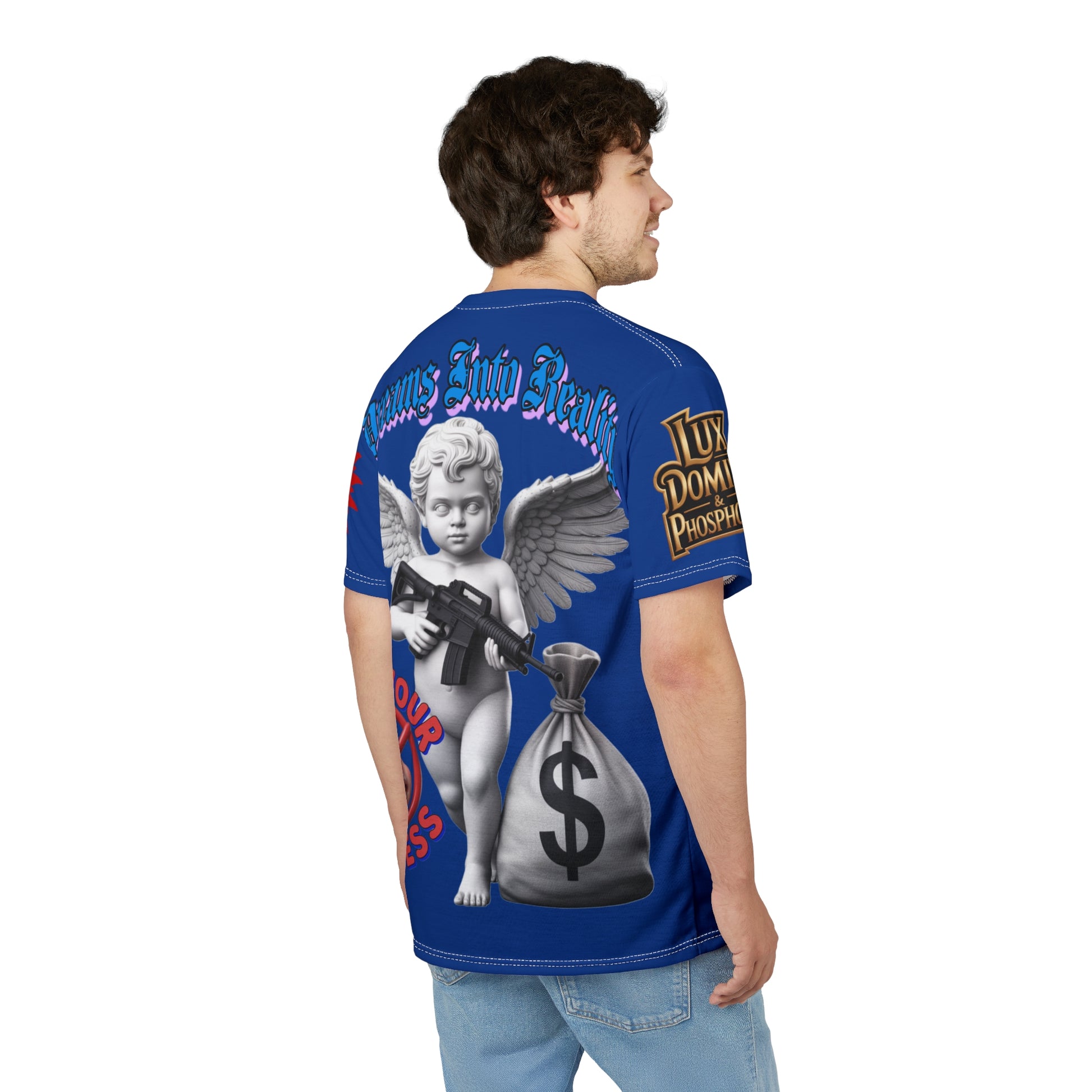 Dreams Into Reality' LD&P Apparel Design blue
