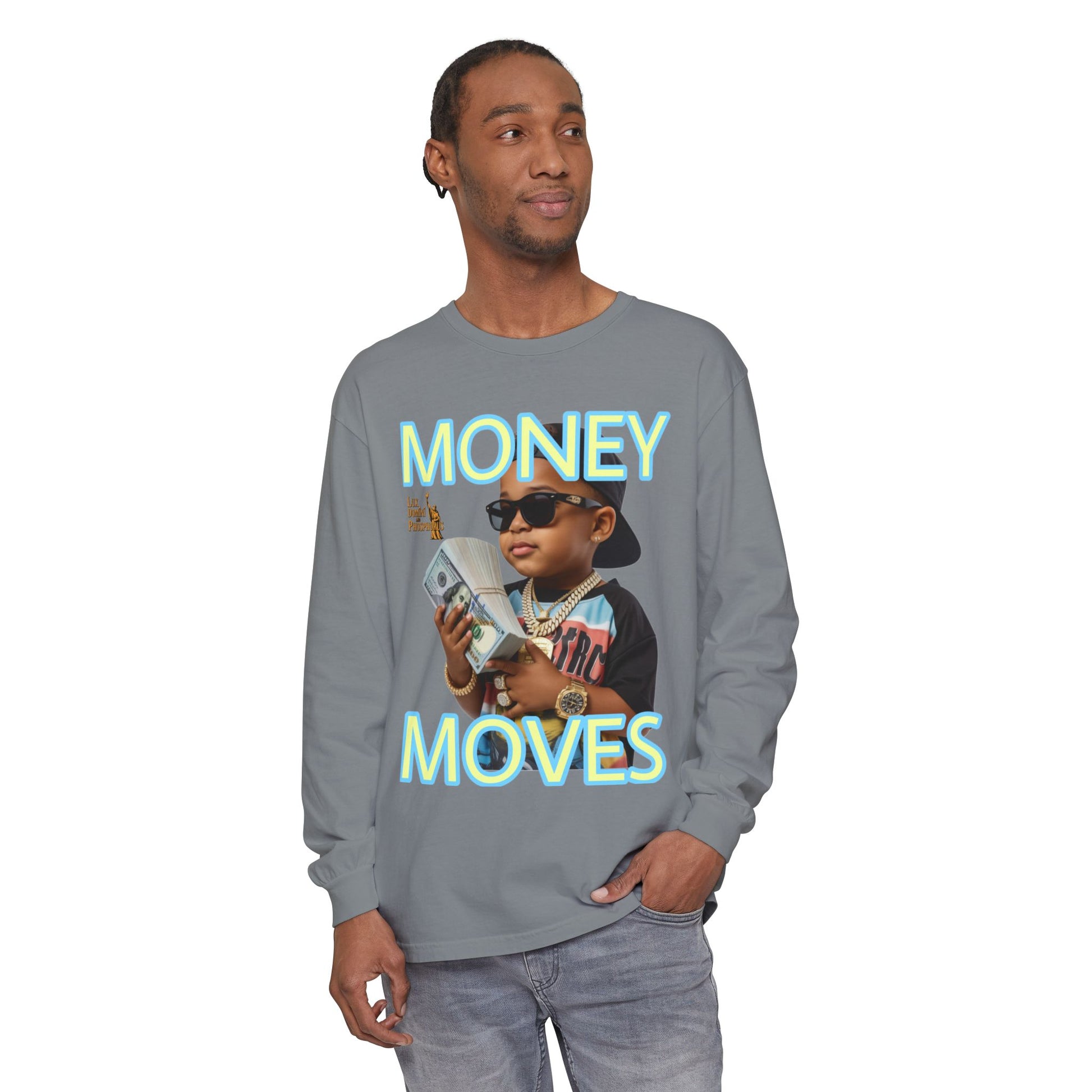 Long Sleeve T-Shirt - Money Moves LD&P APPAREL