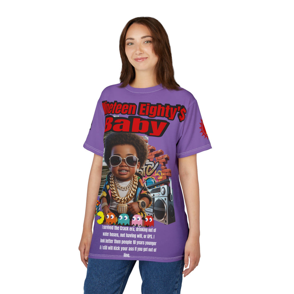Nineteen Eighty's Baby Graphic Tee LD&P APPAREL Light Purple