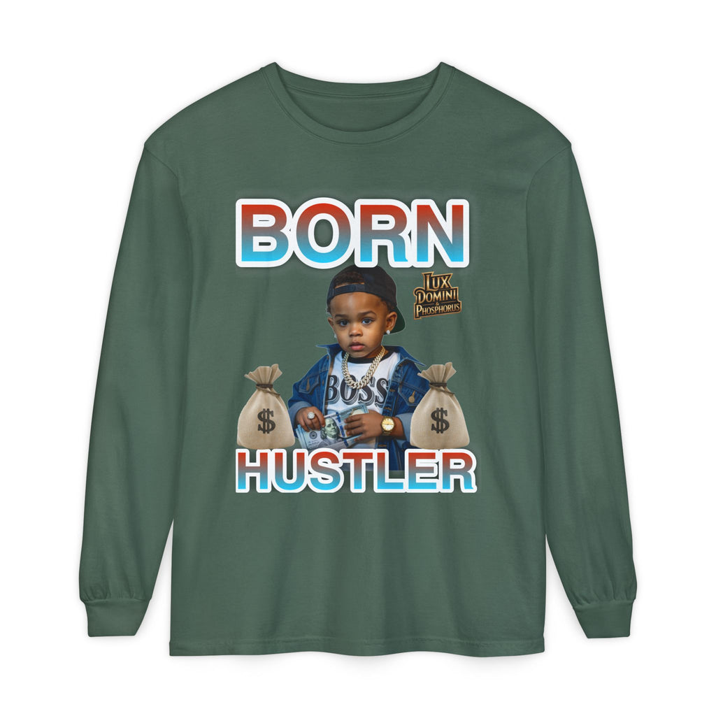 Long Sleeve T-Shirt Born Hustler Apparel