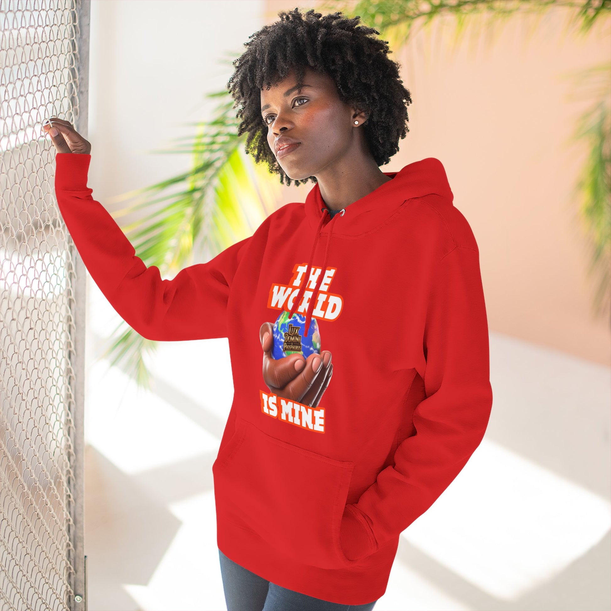 Hoodie - Lux Domini and Phosphorus The World Is Mine Design