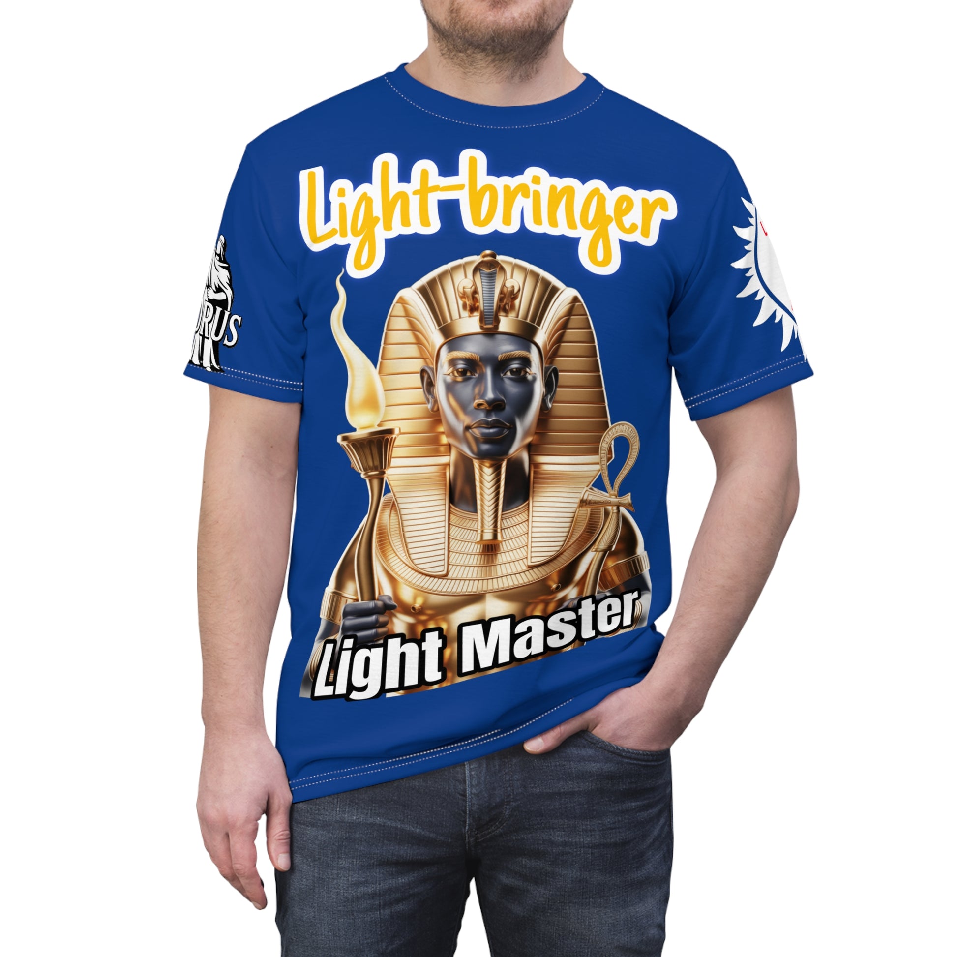Light Master Tee - Lux Domini and Phosphorus LD&P Apparel Design Blue