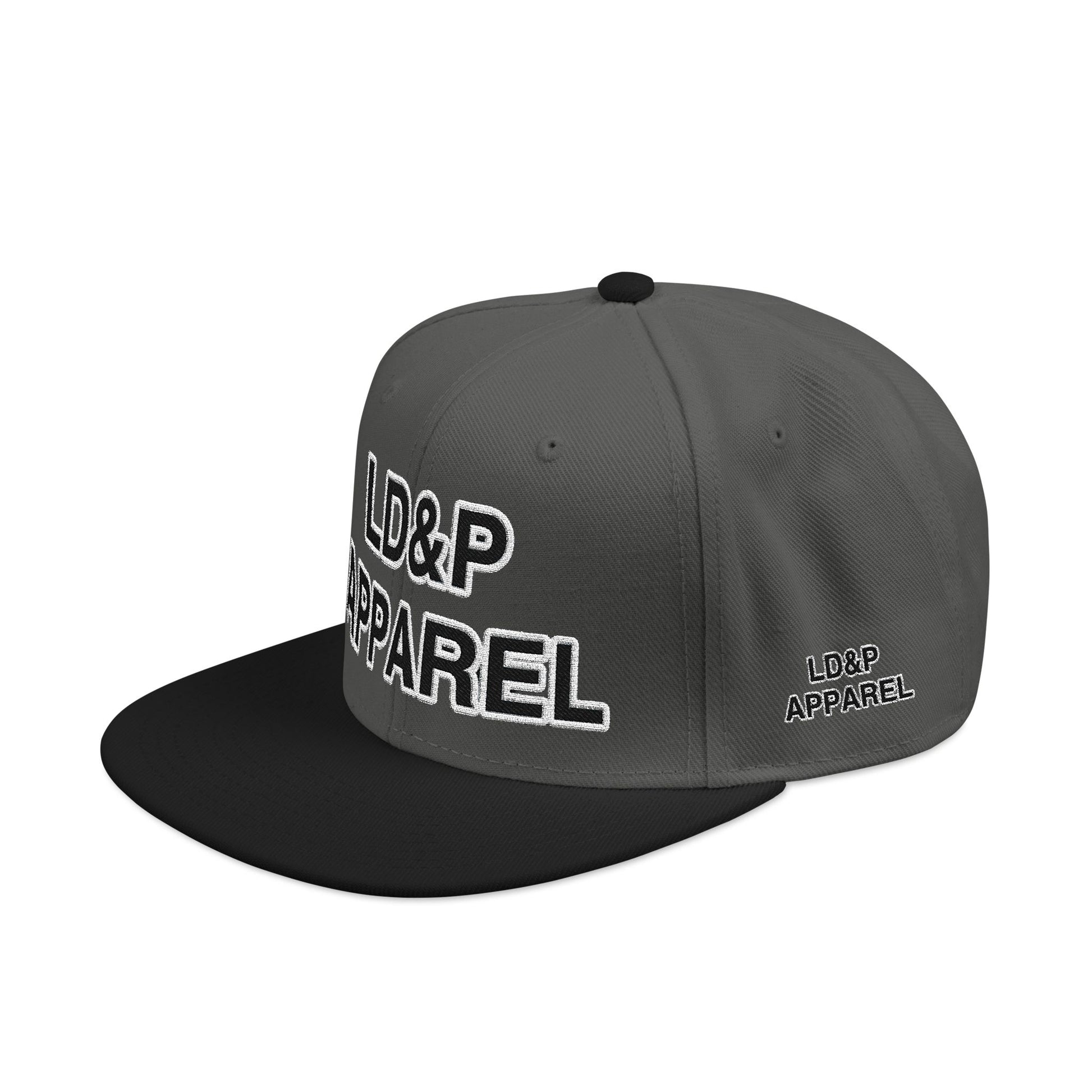 Embroidered Snapback Cap - LD&P Apparel Design