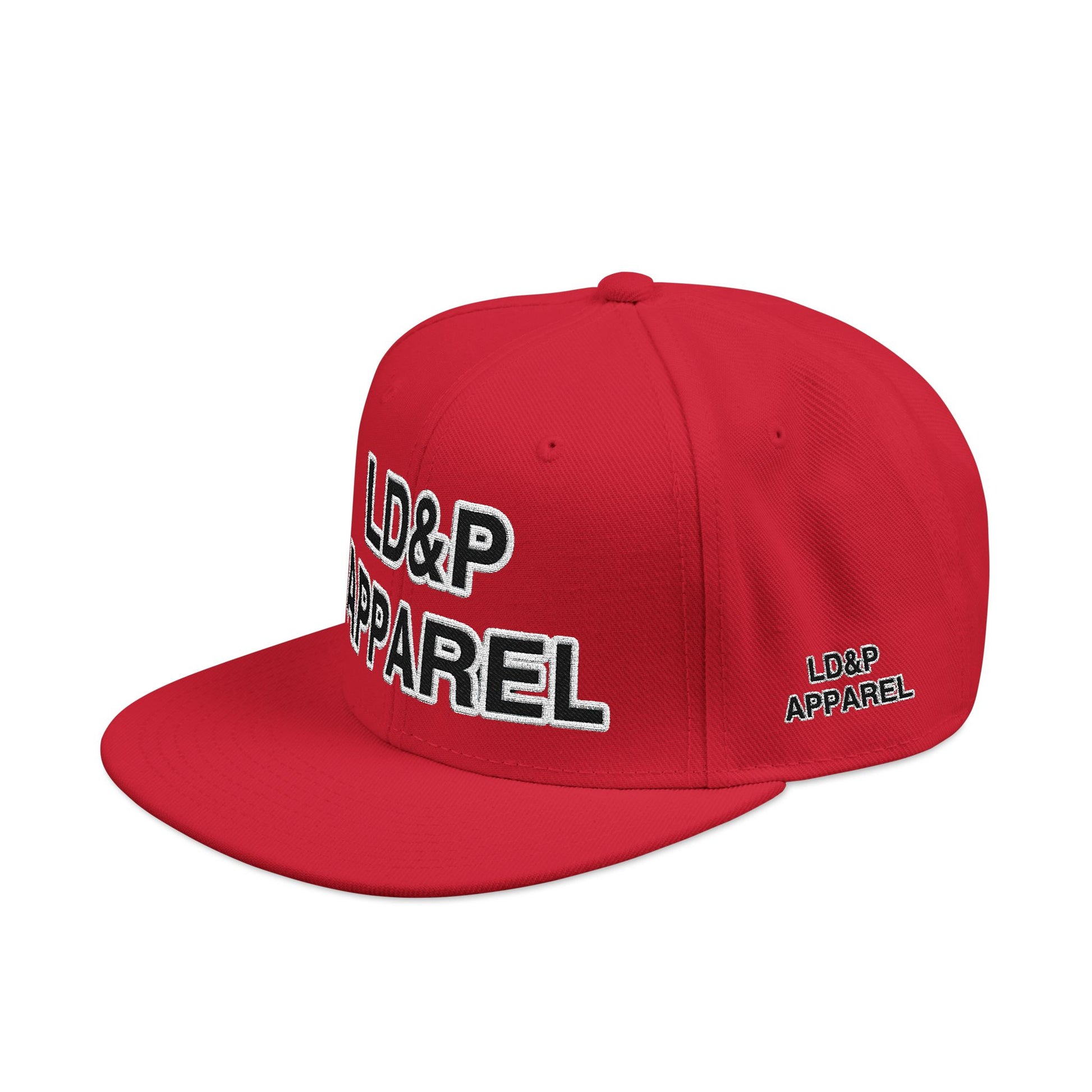 Embroidered Snapback Cap - LD&P Apparel Design