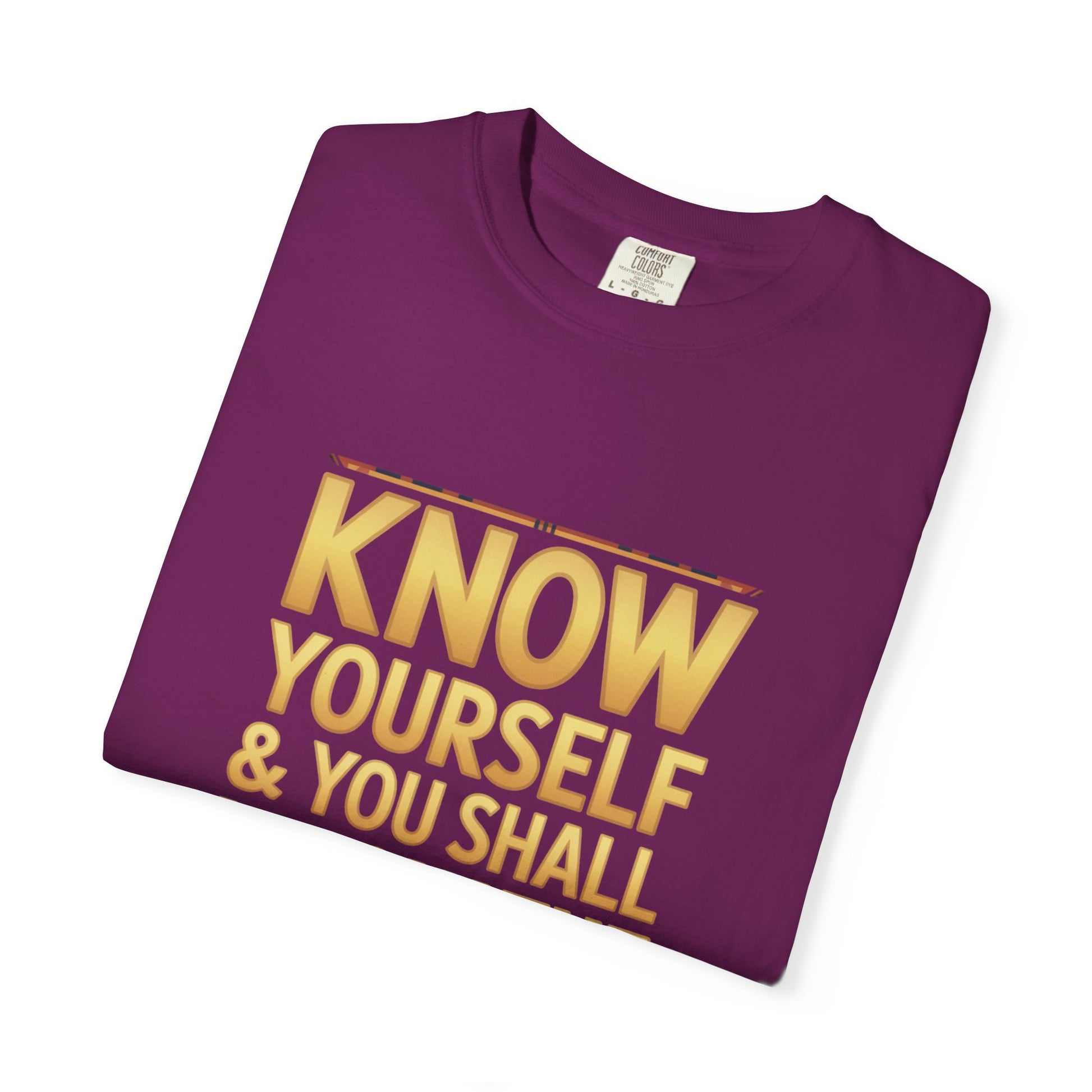 Garment-Dyed T-shirt - Know Yourself Design