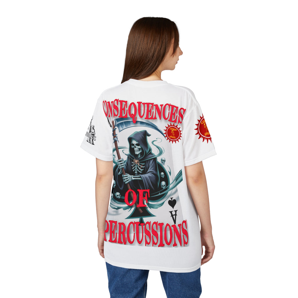 Consequences of Repercussions Graphic Shirt LD&P APPAREL White