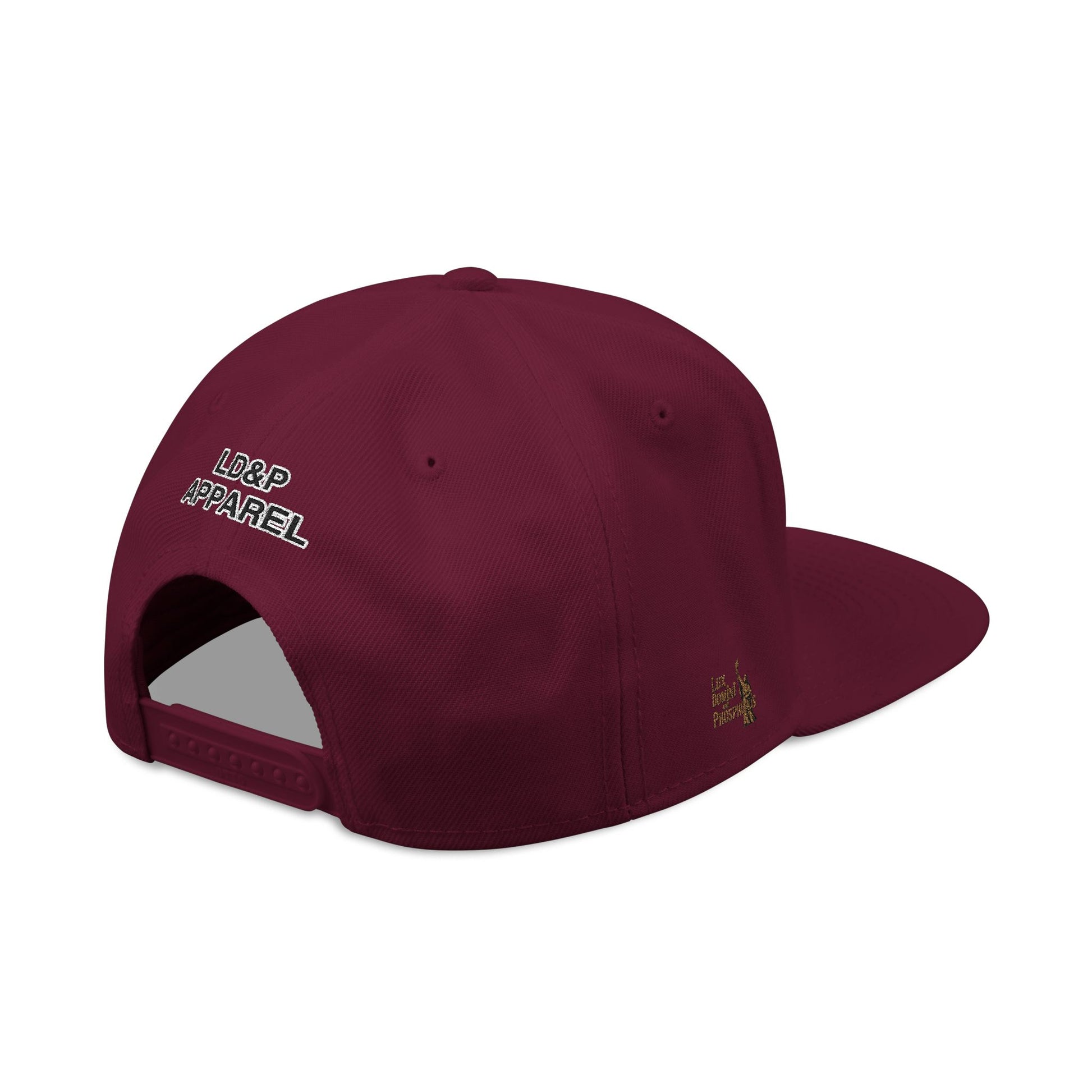 Embroidered Snapback Cap - LD&P Apparel Design