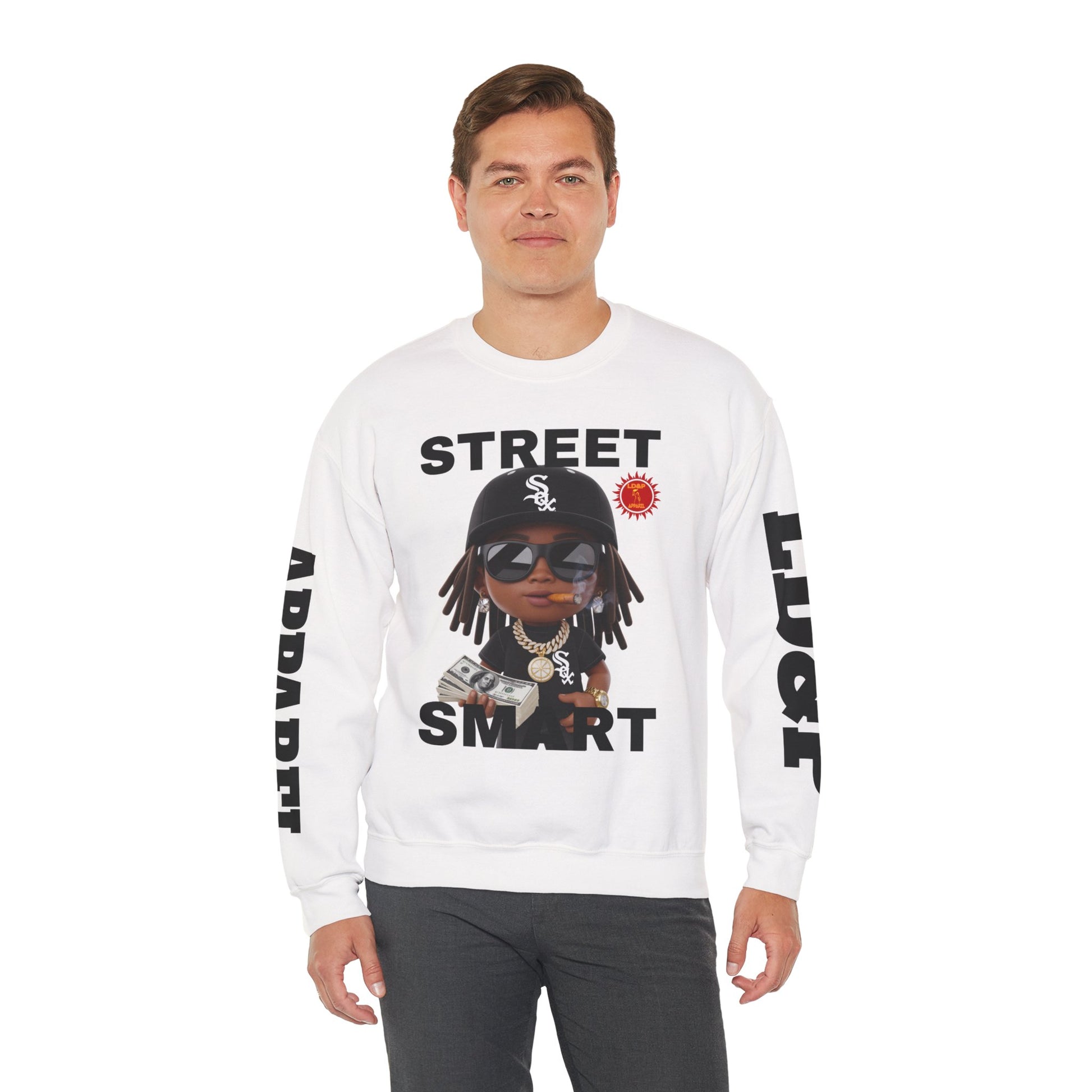 Street Smart Crewneck Sweatshirt - Urban Casual Wear