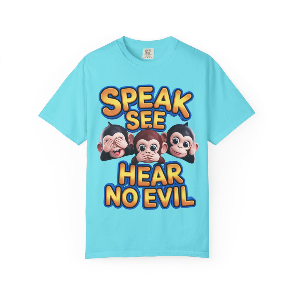 Graphic T-Shirt Speak See Hear No Evil