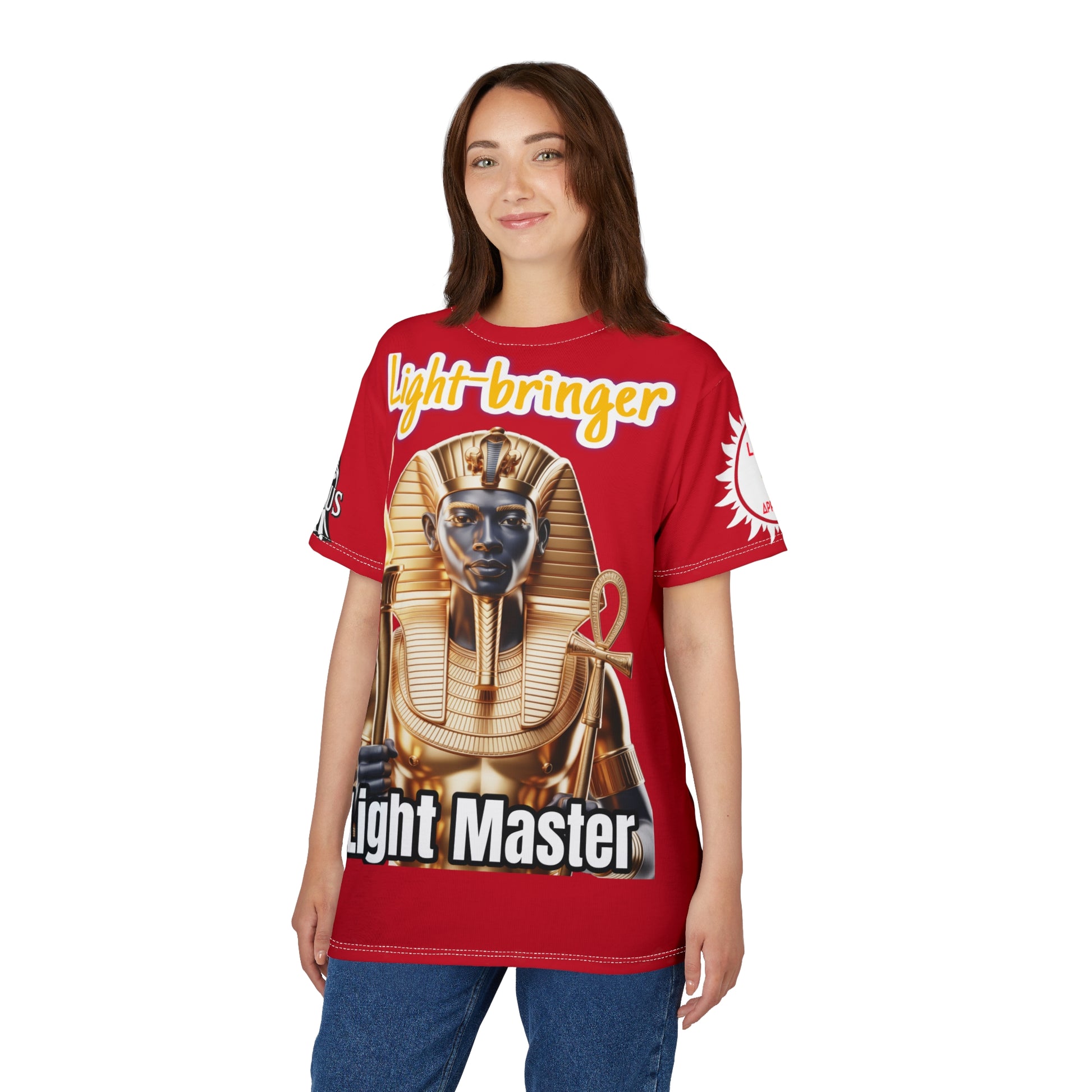 Light Master Tee - Lux Domini and Phosphorus LD&P Apparel Design Red