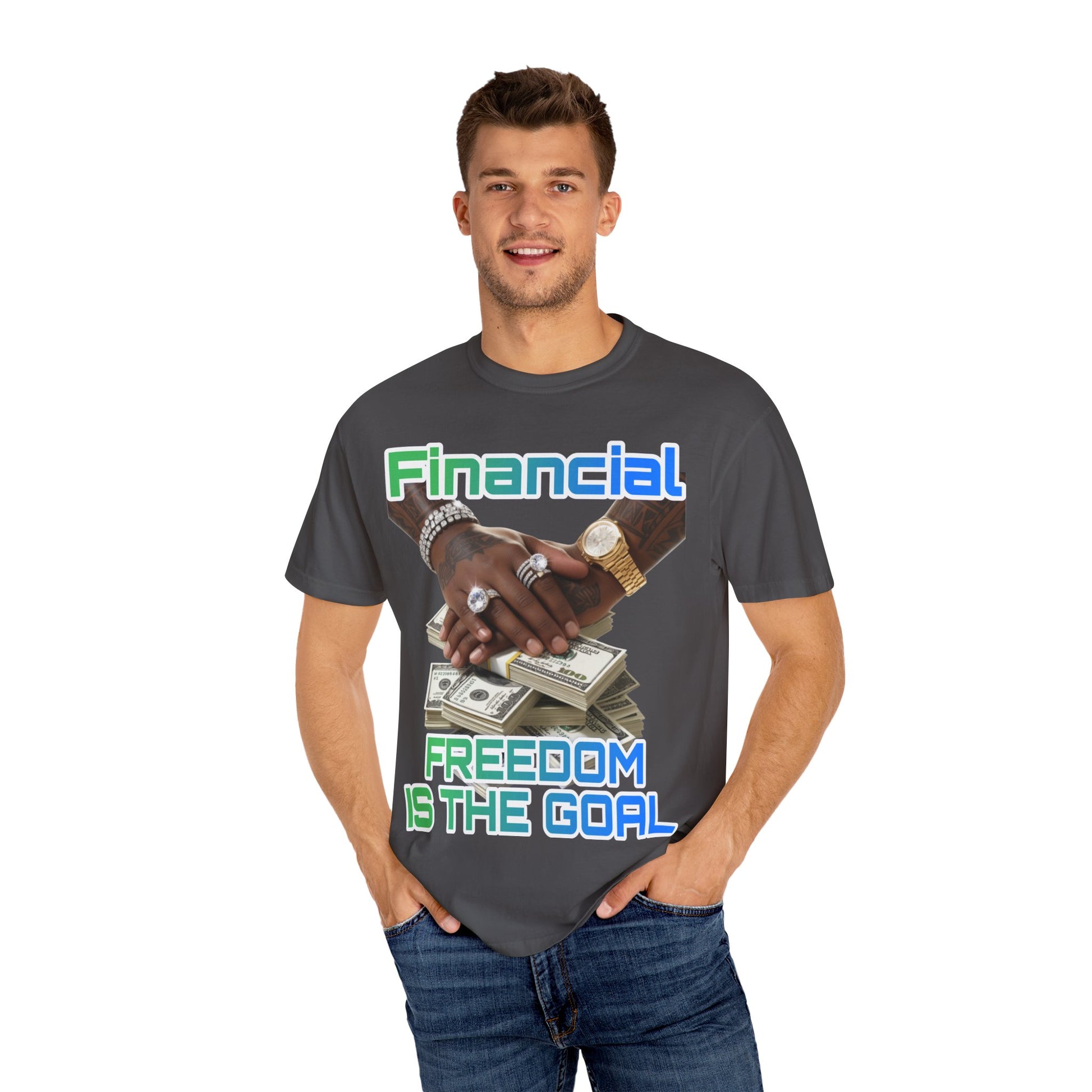 Financial Freedom Unisex T-shirt - 'Financial Freedom is The Goal' Design