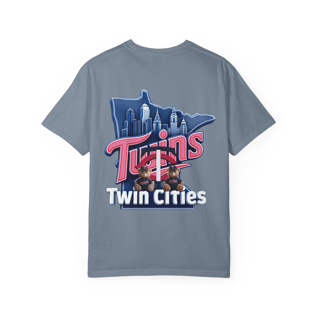 Twin City Unisex T-Shirt, Sporty Tee for Fans, Garment-Dyed Shirt, Perfect for Game Day, Show Your Team Spirit!